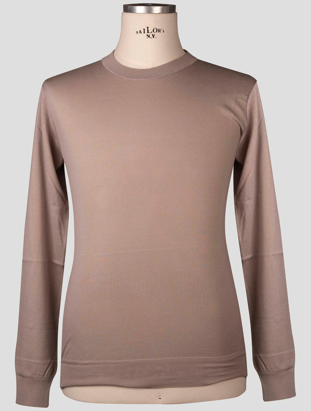 Fioroni Beige Cotton Sweater Crewneck