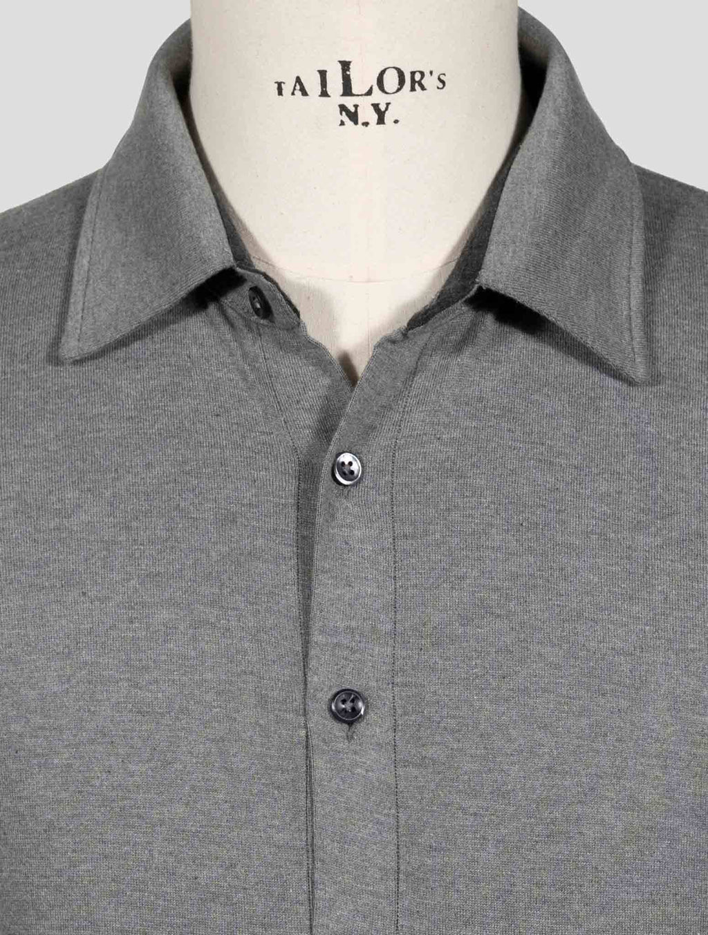 Fioroni Gray Cotton Cashmere Shirt