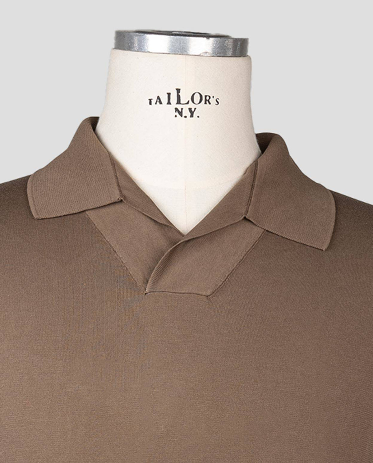 Fioroni Brown Cotton Polo