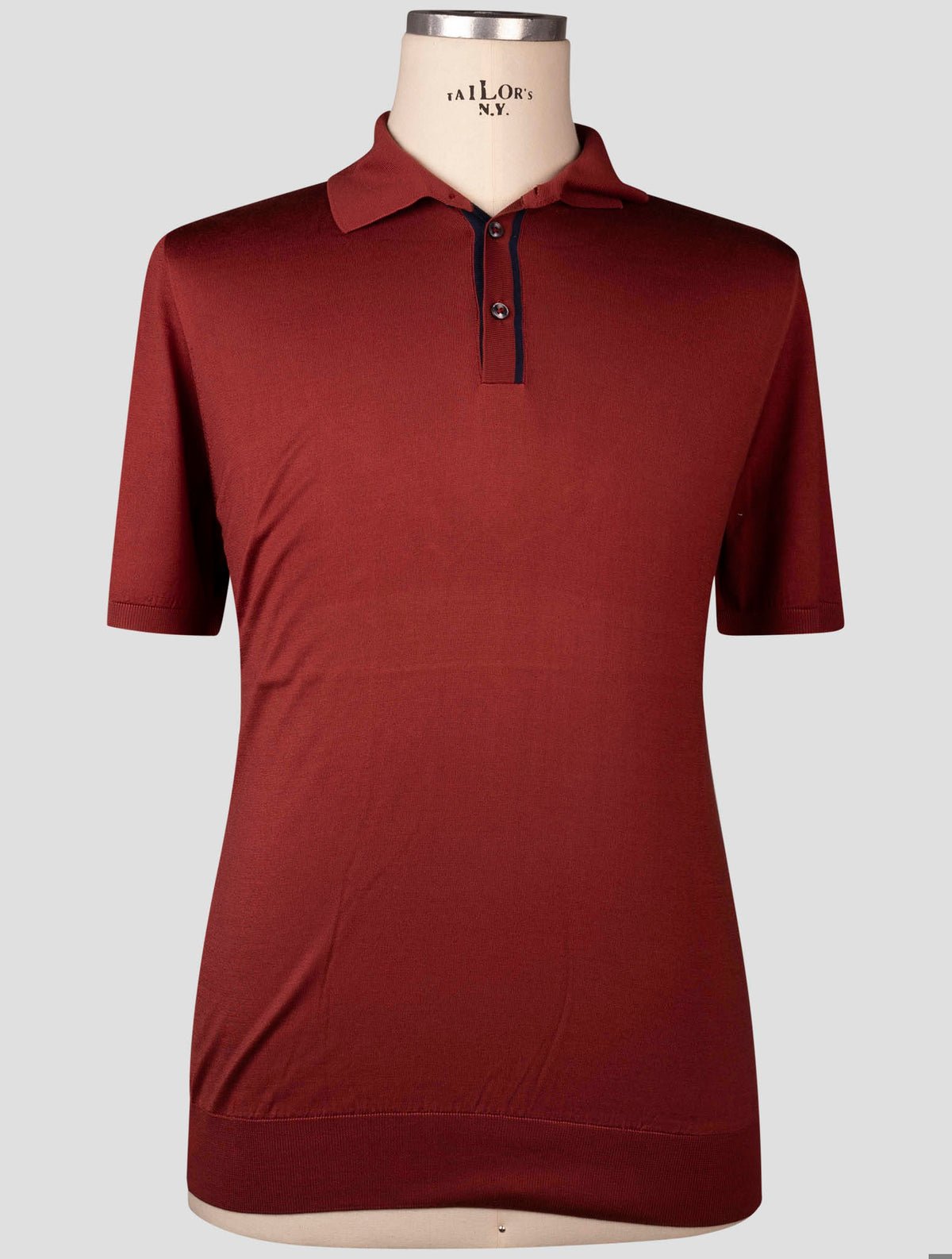Fioroni Brown Silk Polo