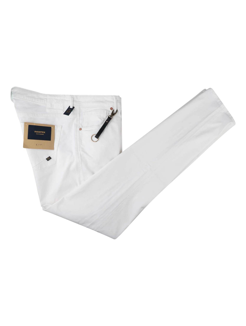 Incotex Incotex White Cotton Ea Jeans White 000