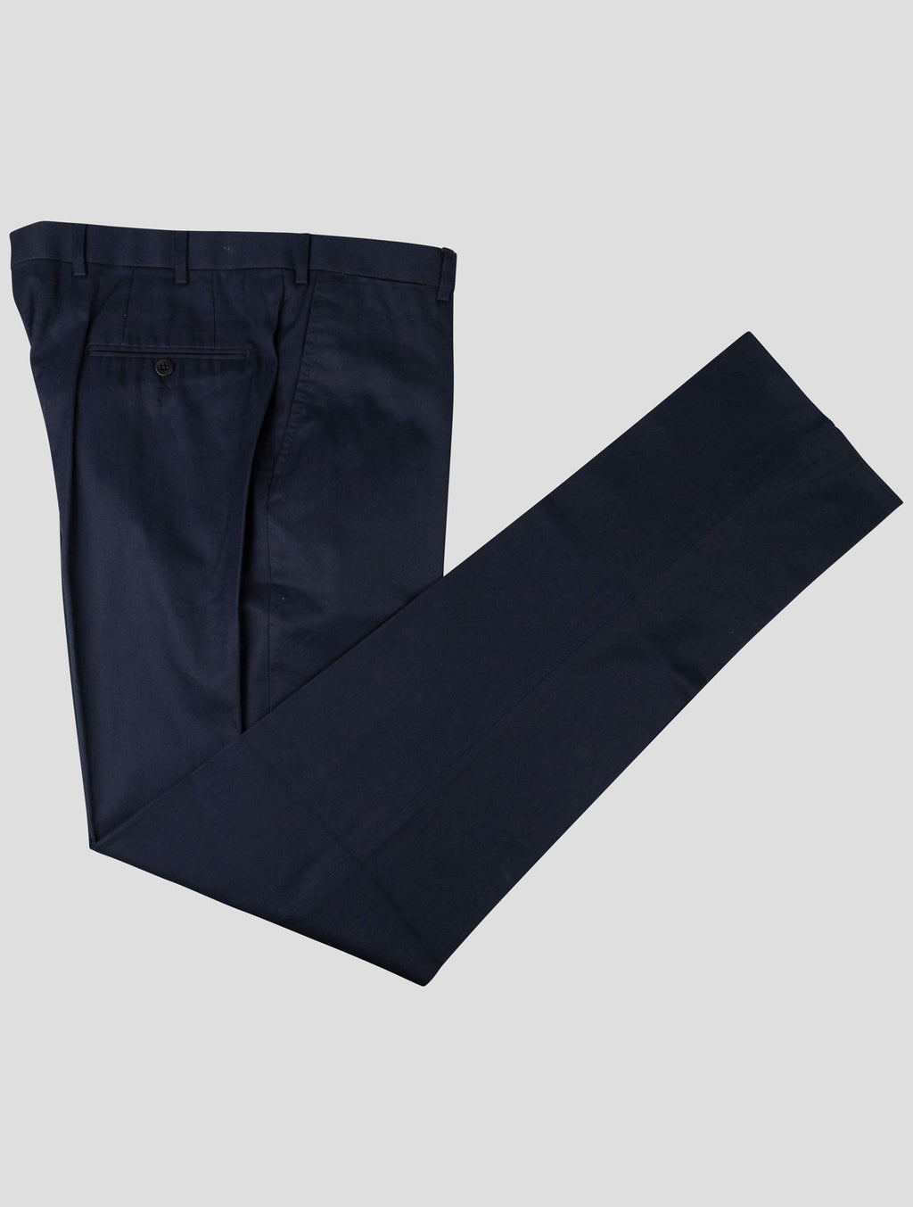 Isaia Isaia Blue Cotton Pant Blue 000
