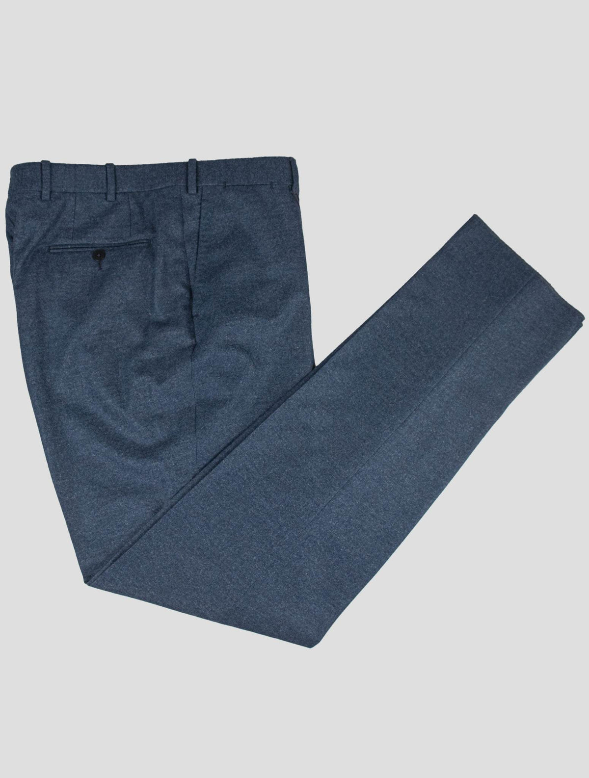 Isaia Blue Wool Dress Pants