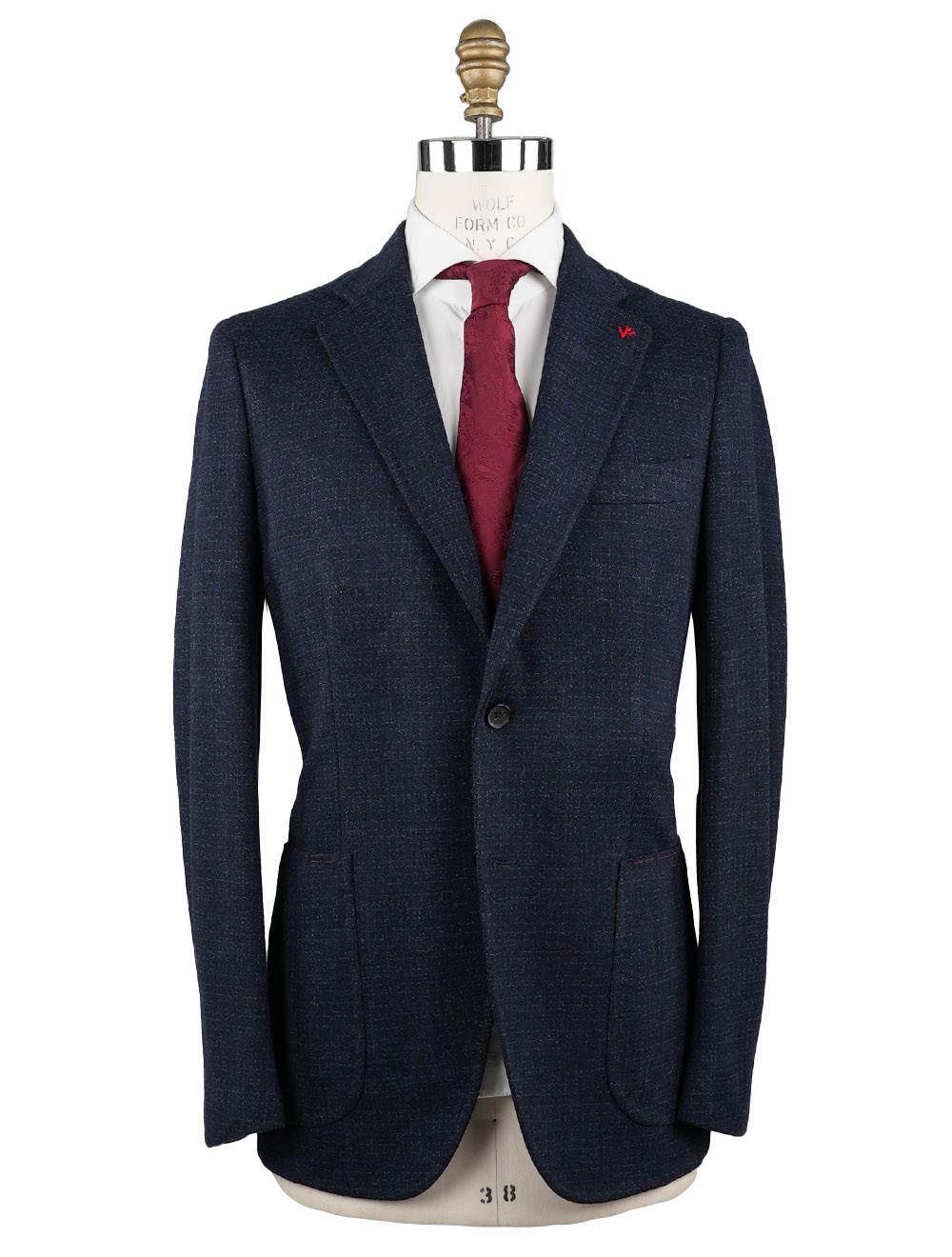 Isaia Isaia Blue Wool Blazer Blue 000