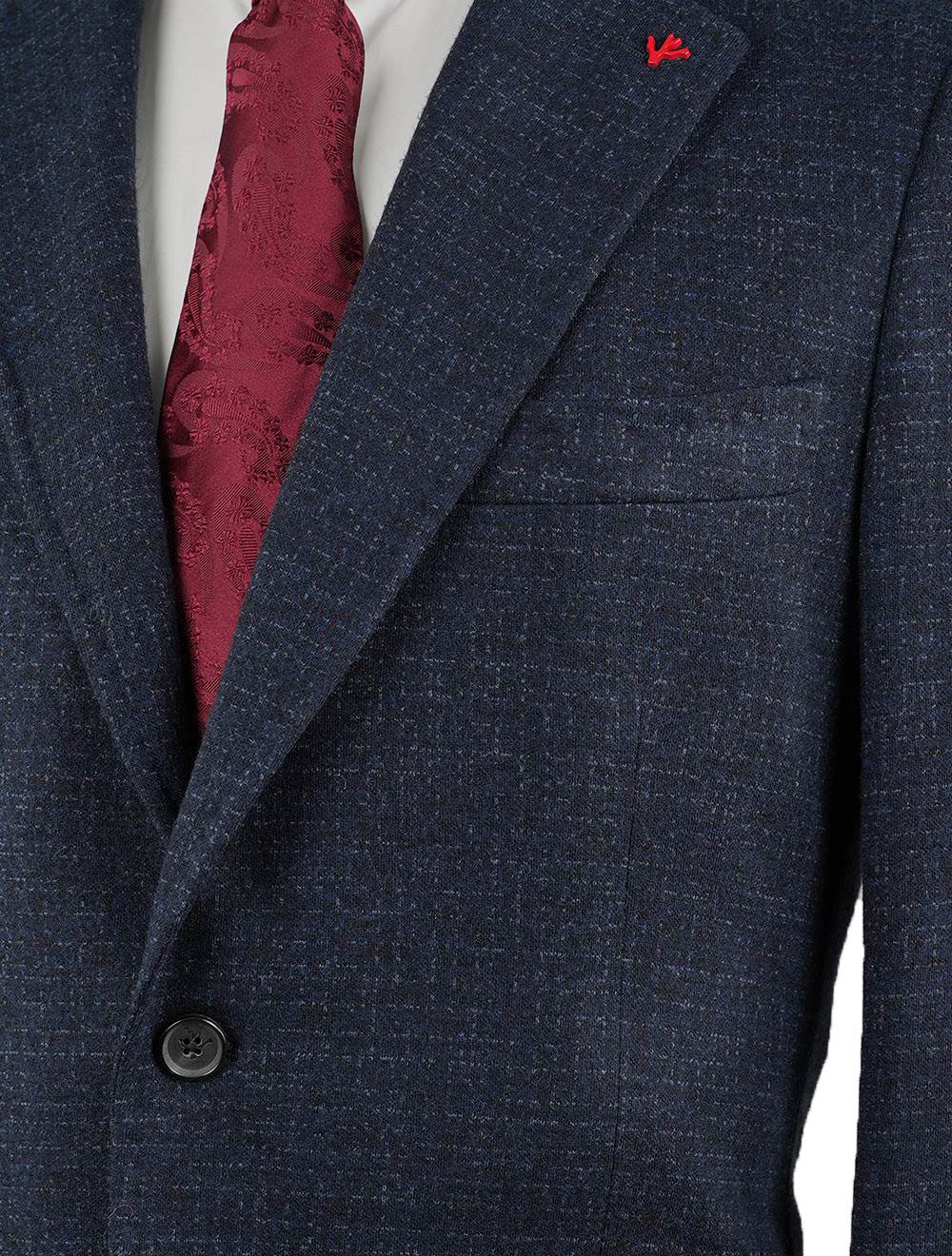 Isaia Blue Wool Blazer