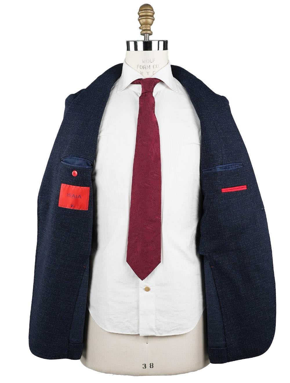 Isaia Blue Wool Blazer