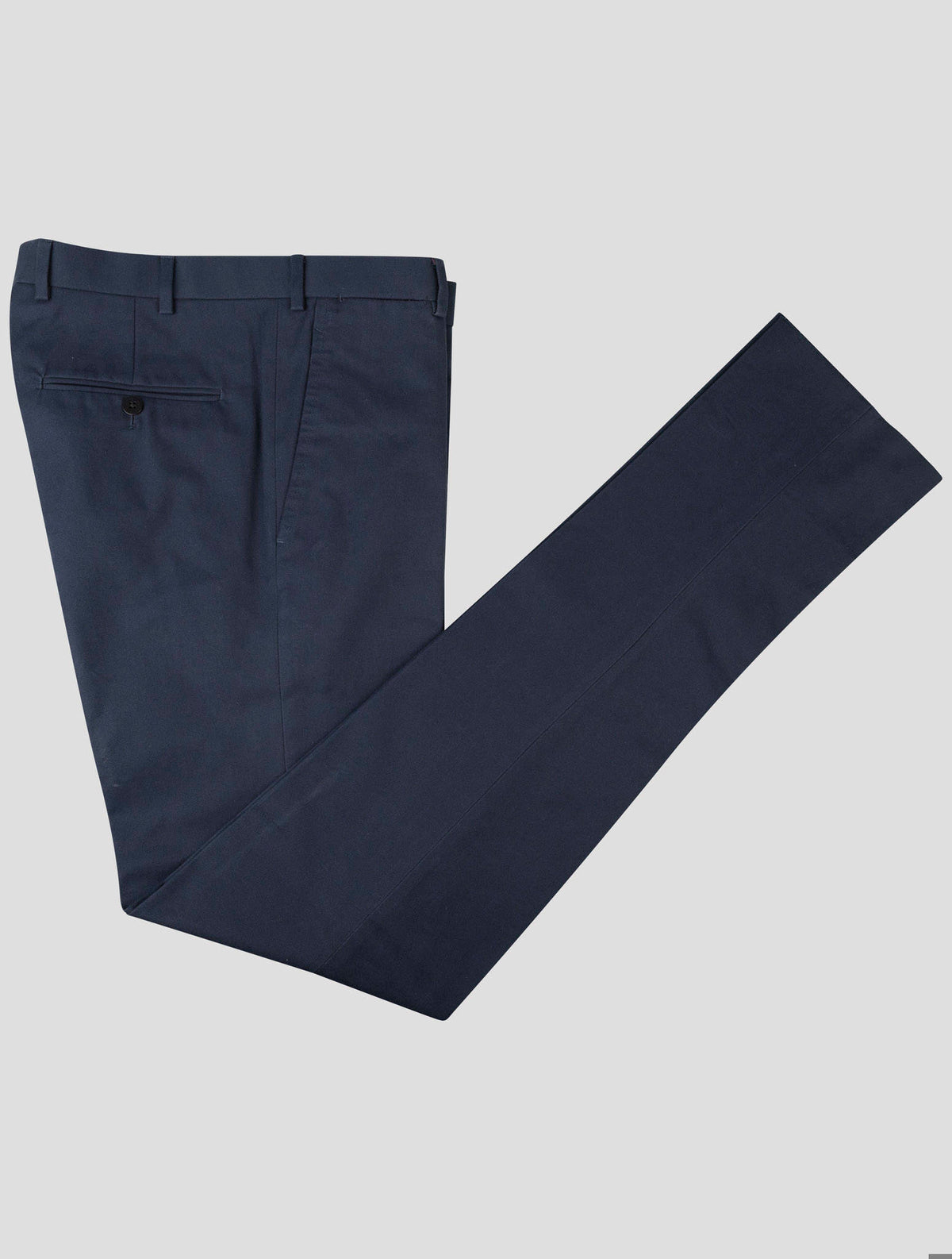 Isaia Blue Cotton Pant