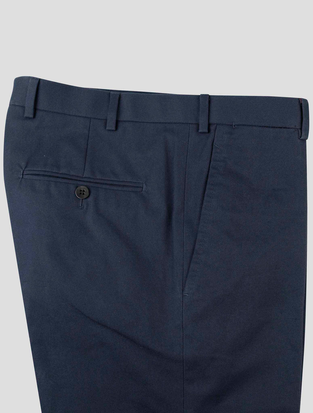 Isaia Blue Cotton Pant