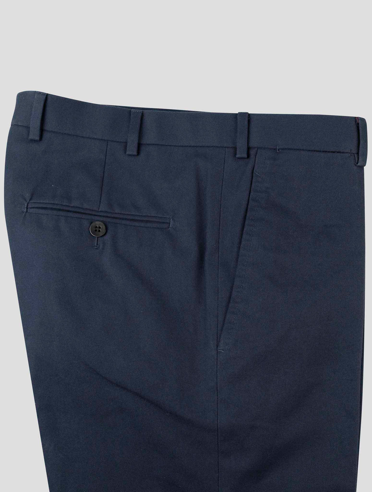 Isaia Blue Cotton Pant