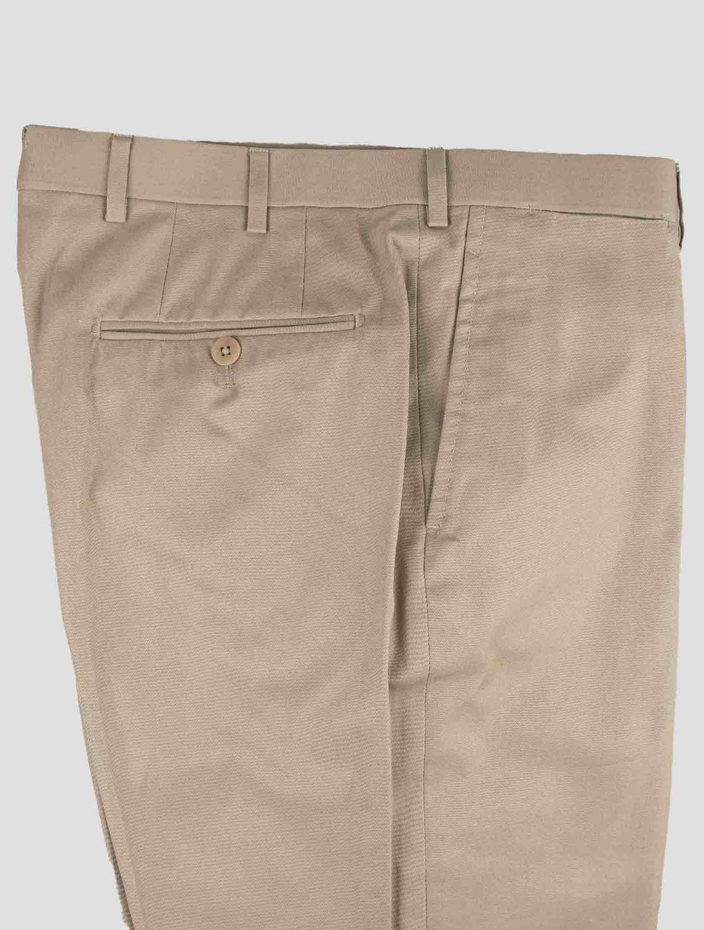 Isaia Beige Cotton Pants