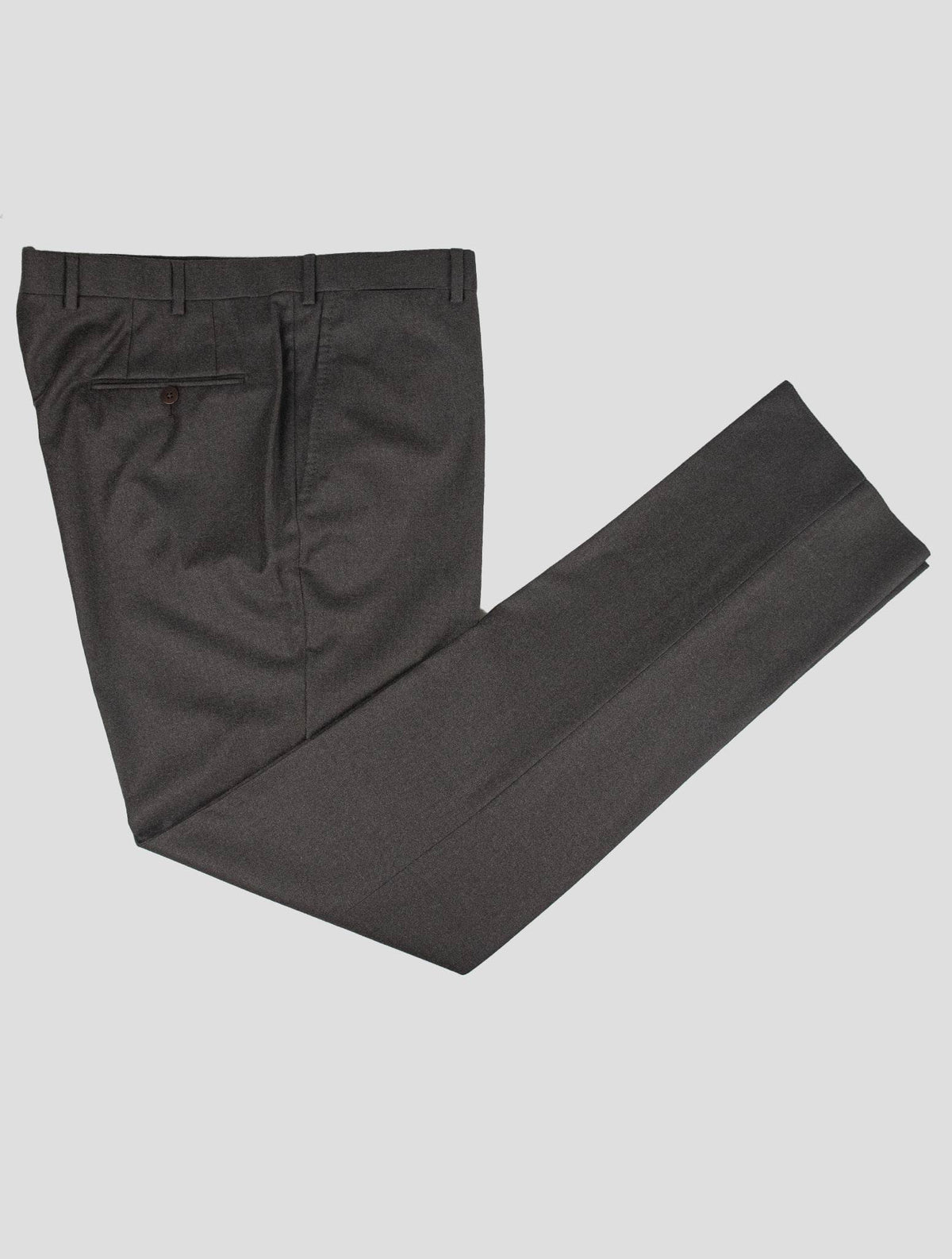 Isaia Gray Wool Dress Pants