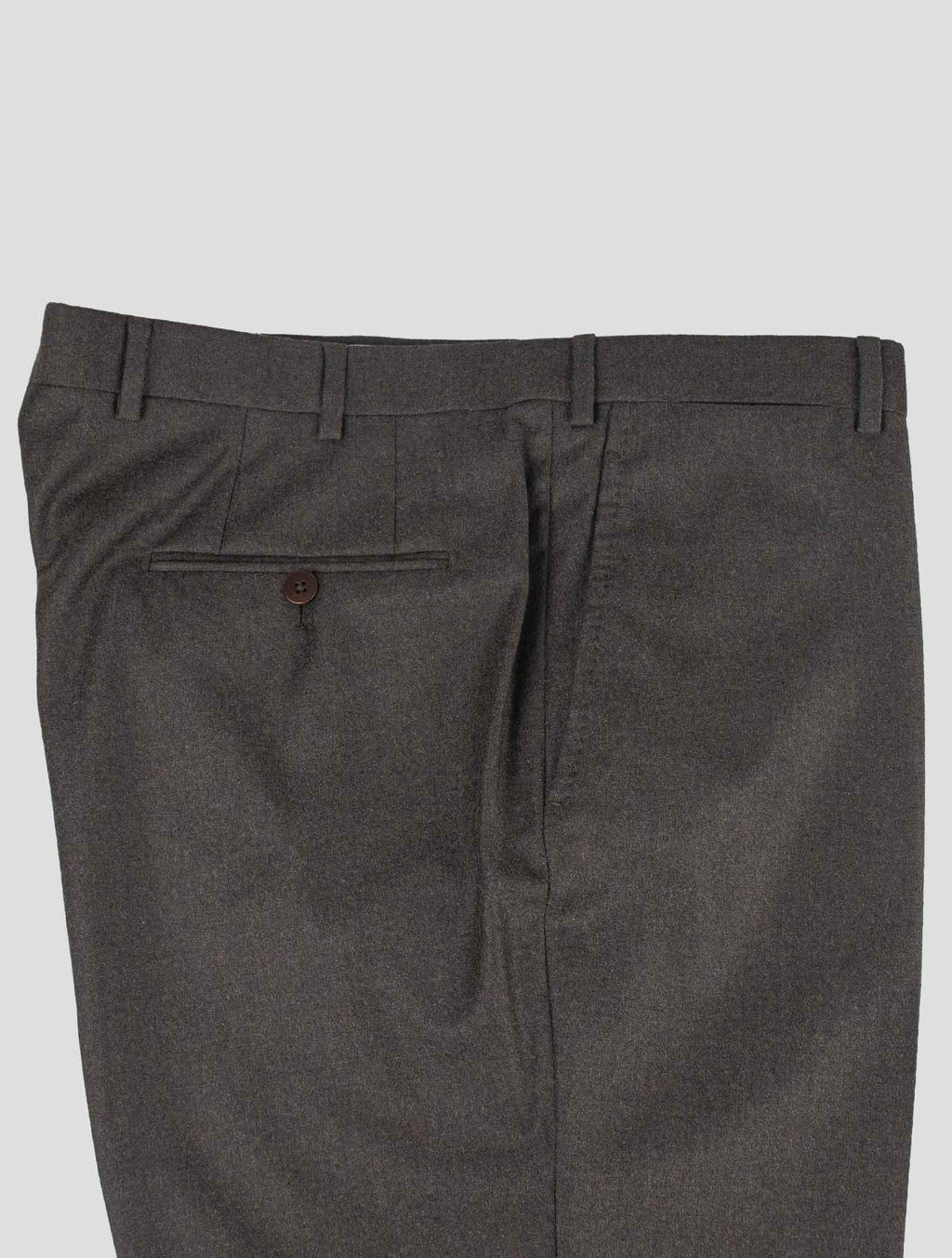 Isaia Gray Wool Dress Pants
