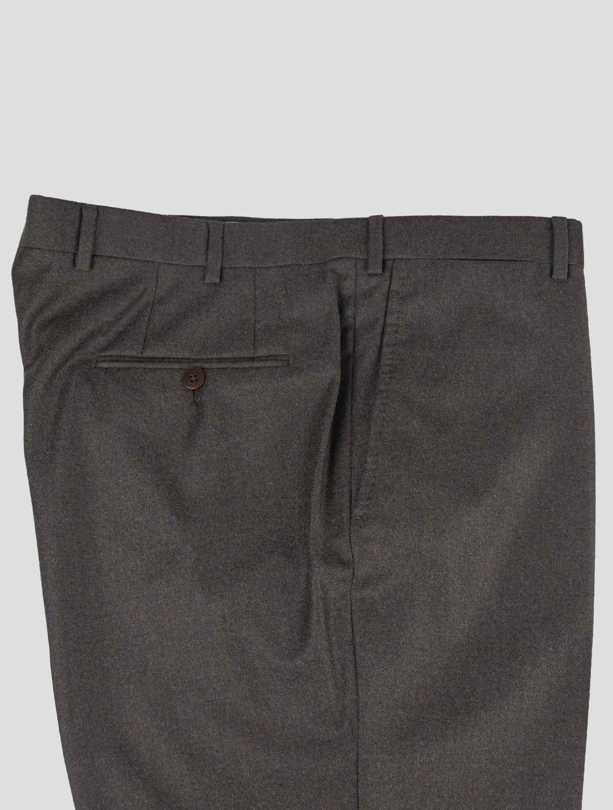 Isaia Gray Wool Dress Pants
