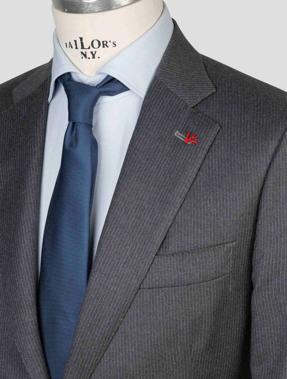 Isaia Gray Wool Suit