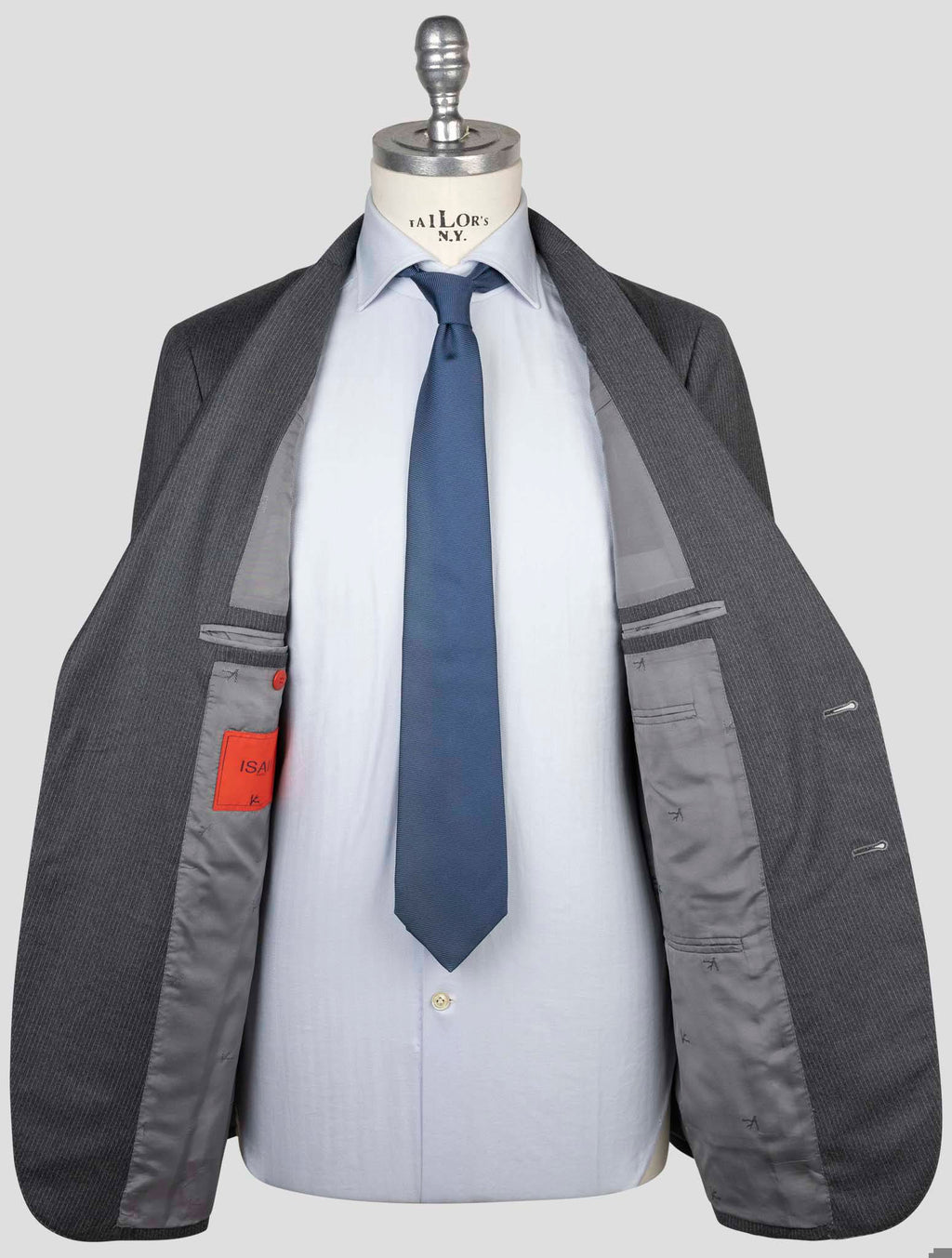 Isaia Gray Wool Suit