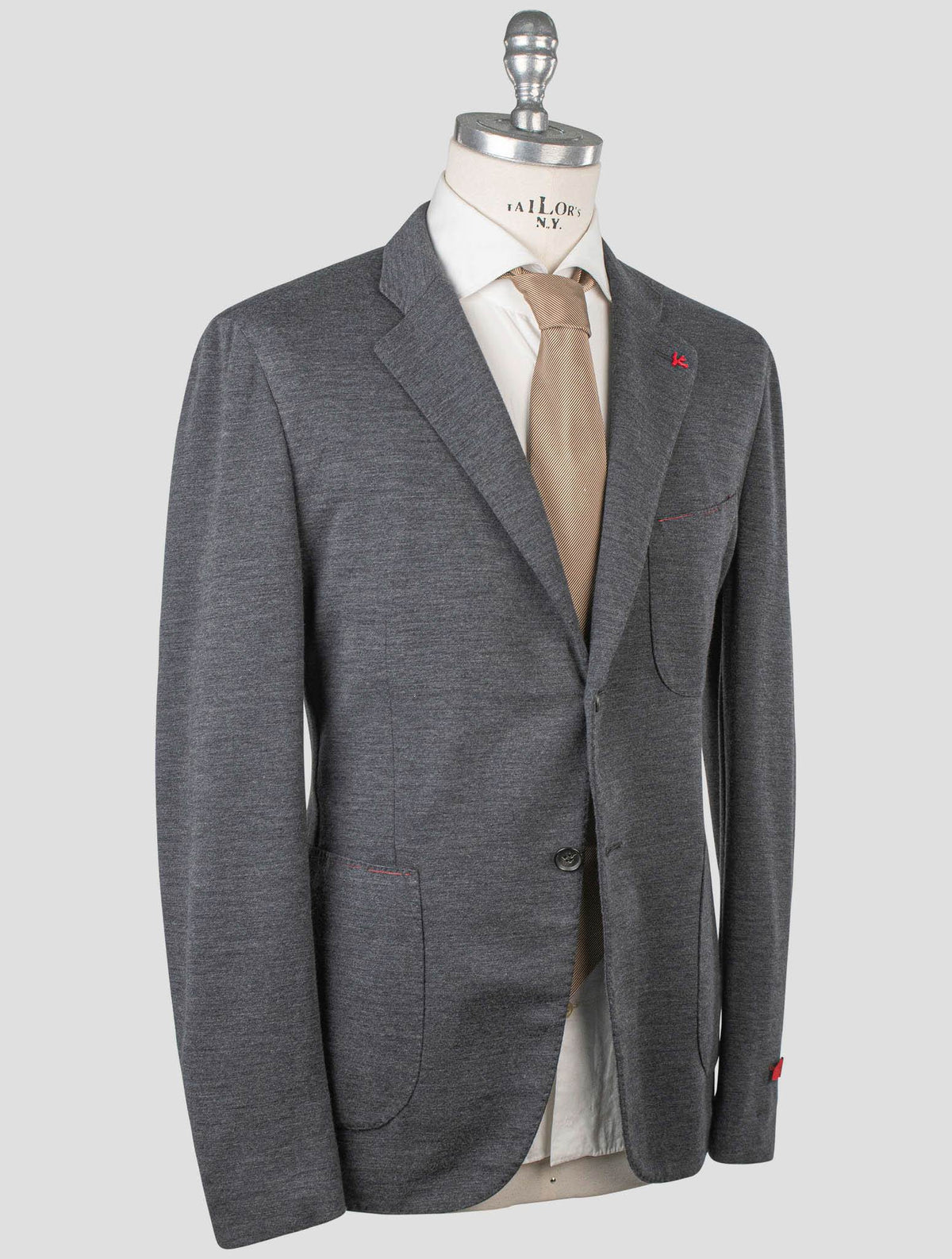 Isaia Isaia Gray Wool Pa Blazer Gray 001