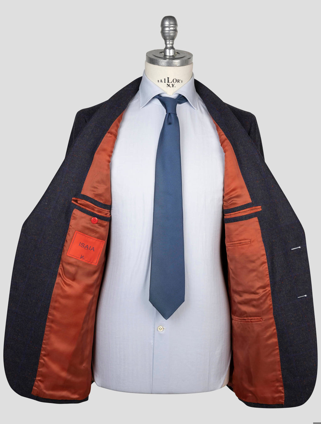 Isaia Multicolor Wool Suit