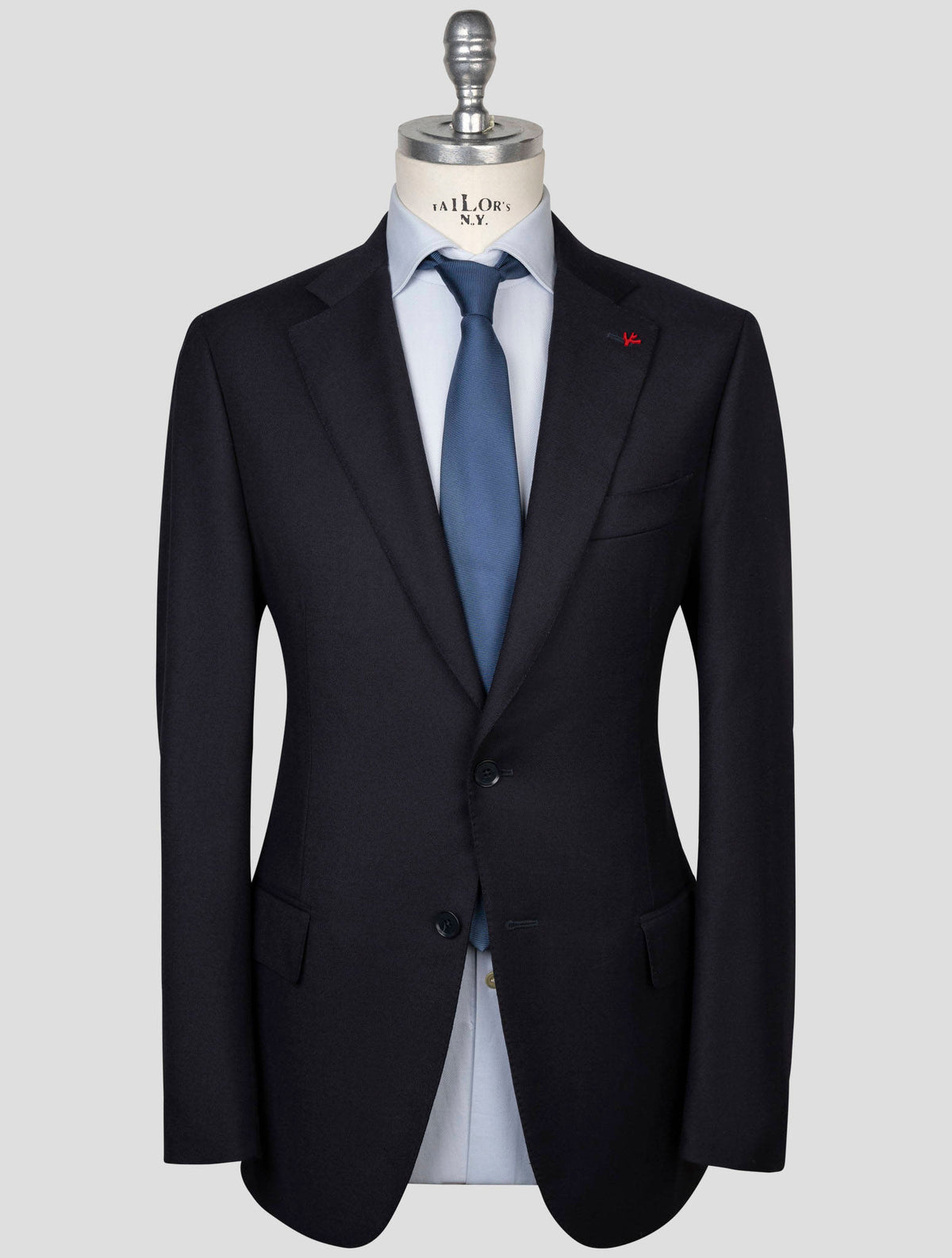 Isaia Isaia Blue Wool Suit Blue 000