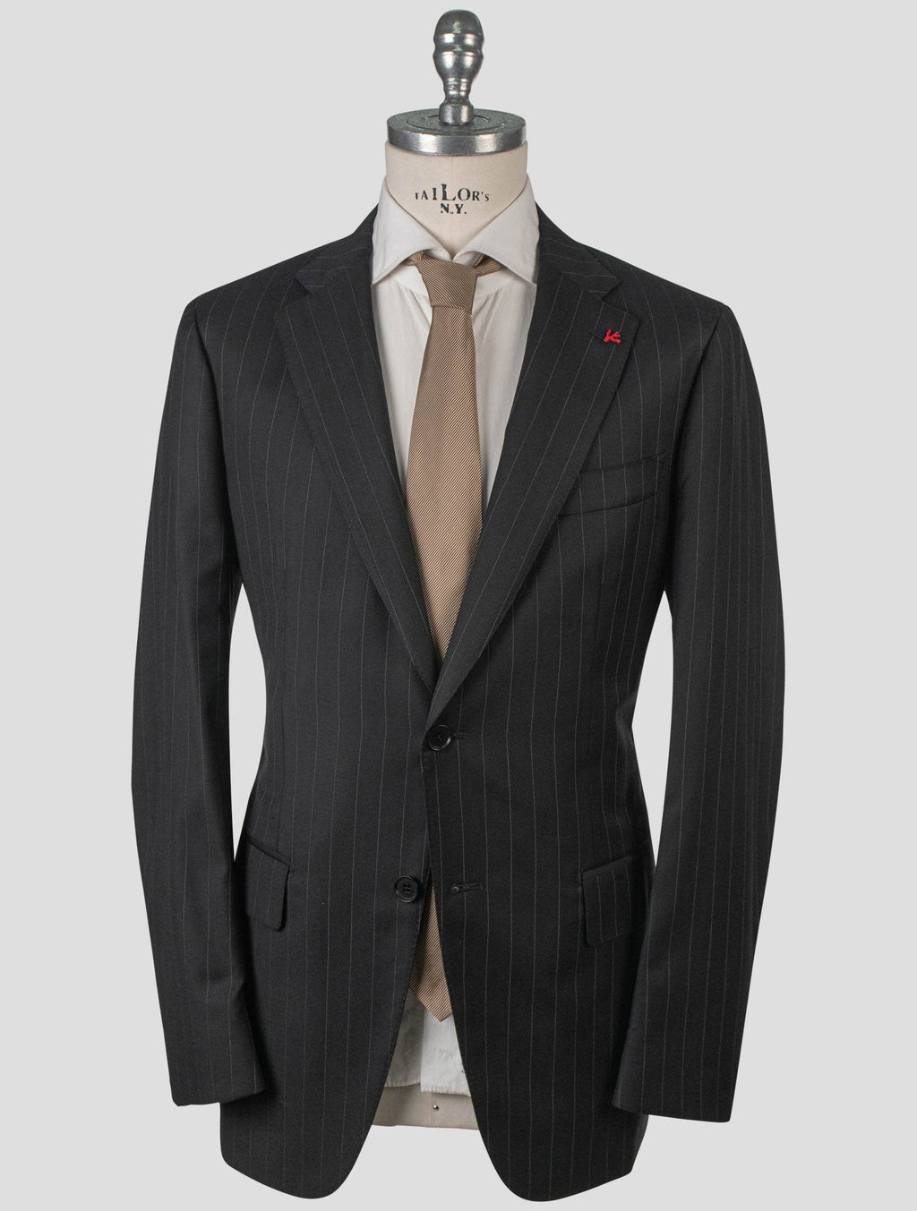 Isaia Isaia Dark Gray Wool Suit Dark Gray 000