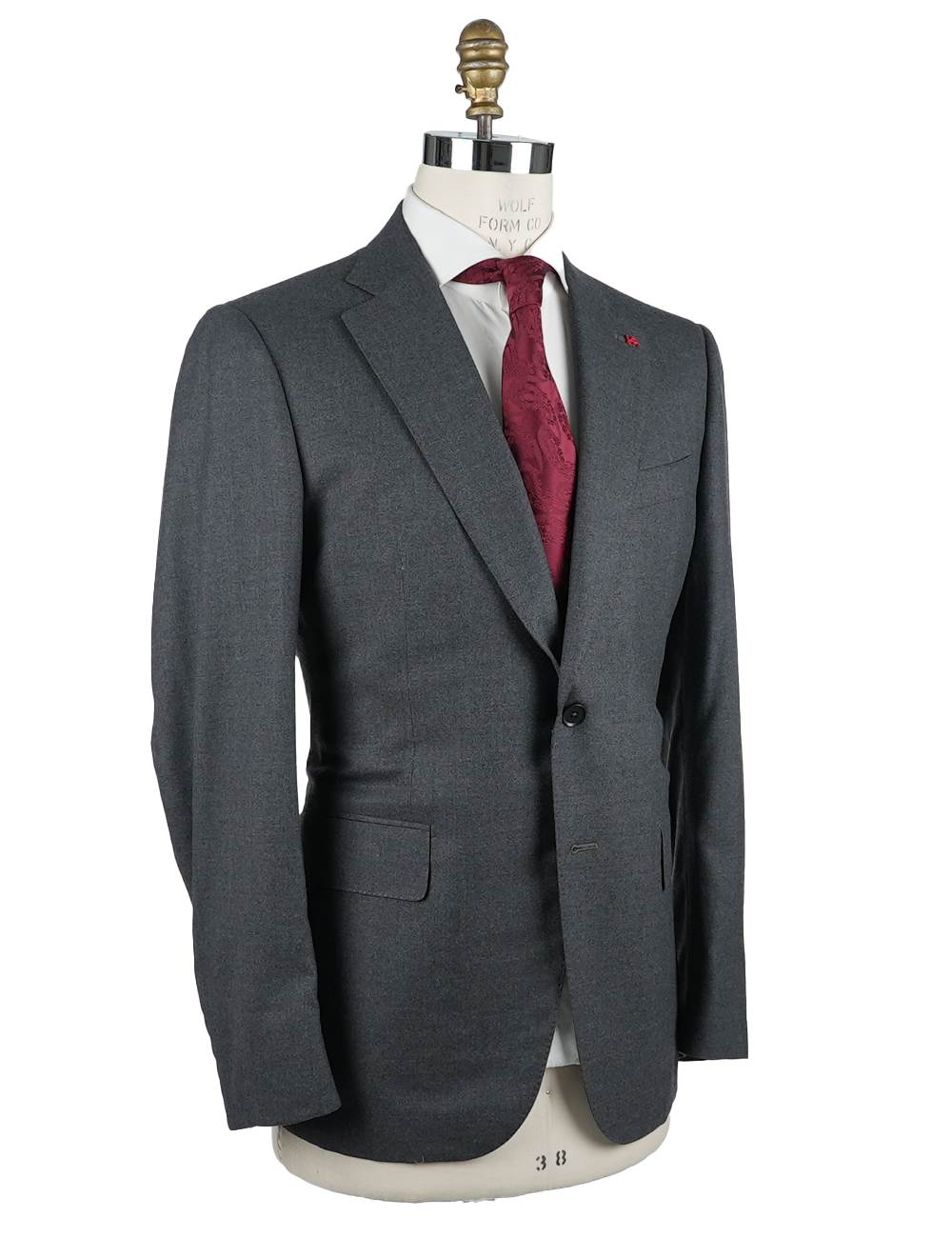 Isaia Isaia Gray Wool Silk Suit Gray 001