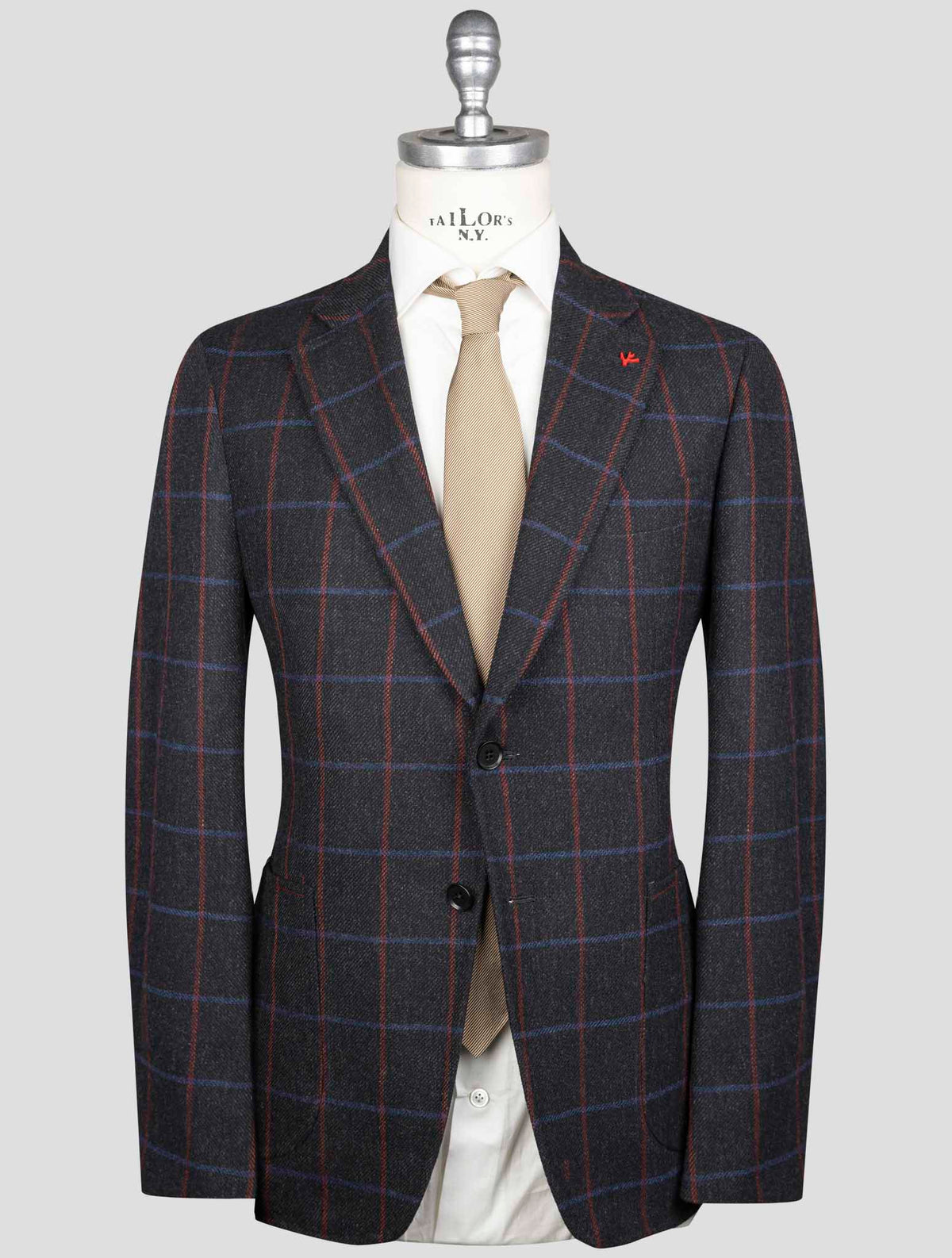 Isaia Multicolor Wool Blazer