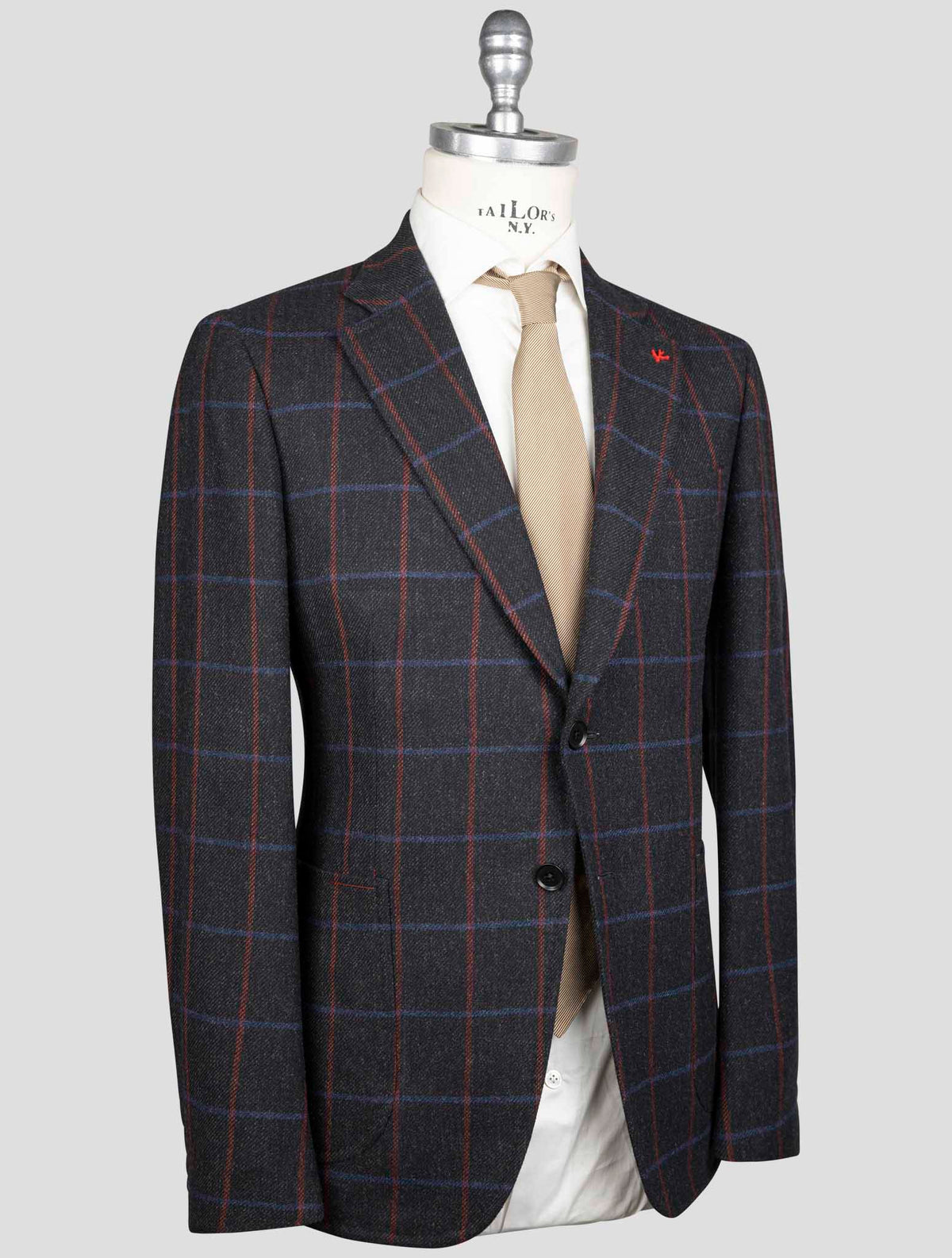 Isaia Isaia Multicolor Wool Blazer Multicolor 001