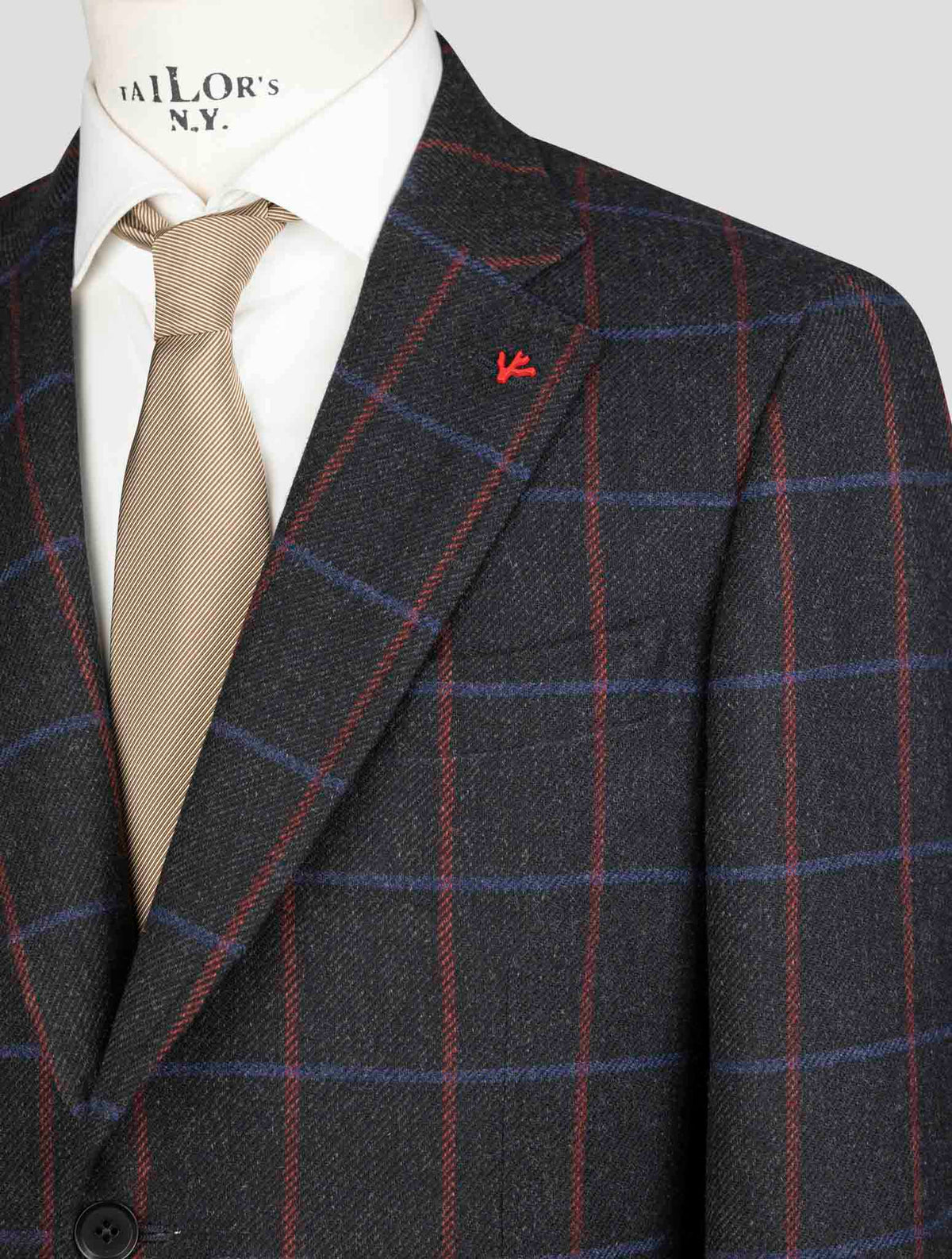 Isaia Multicolor Wool Blazer