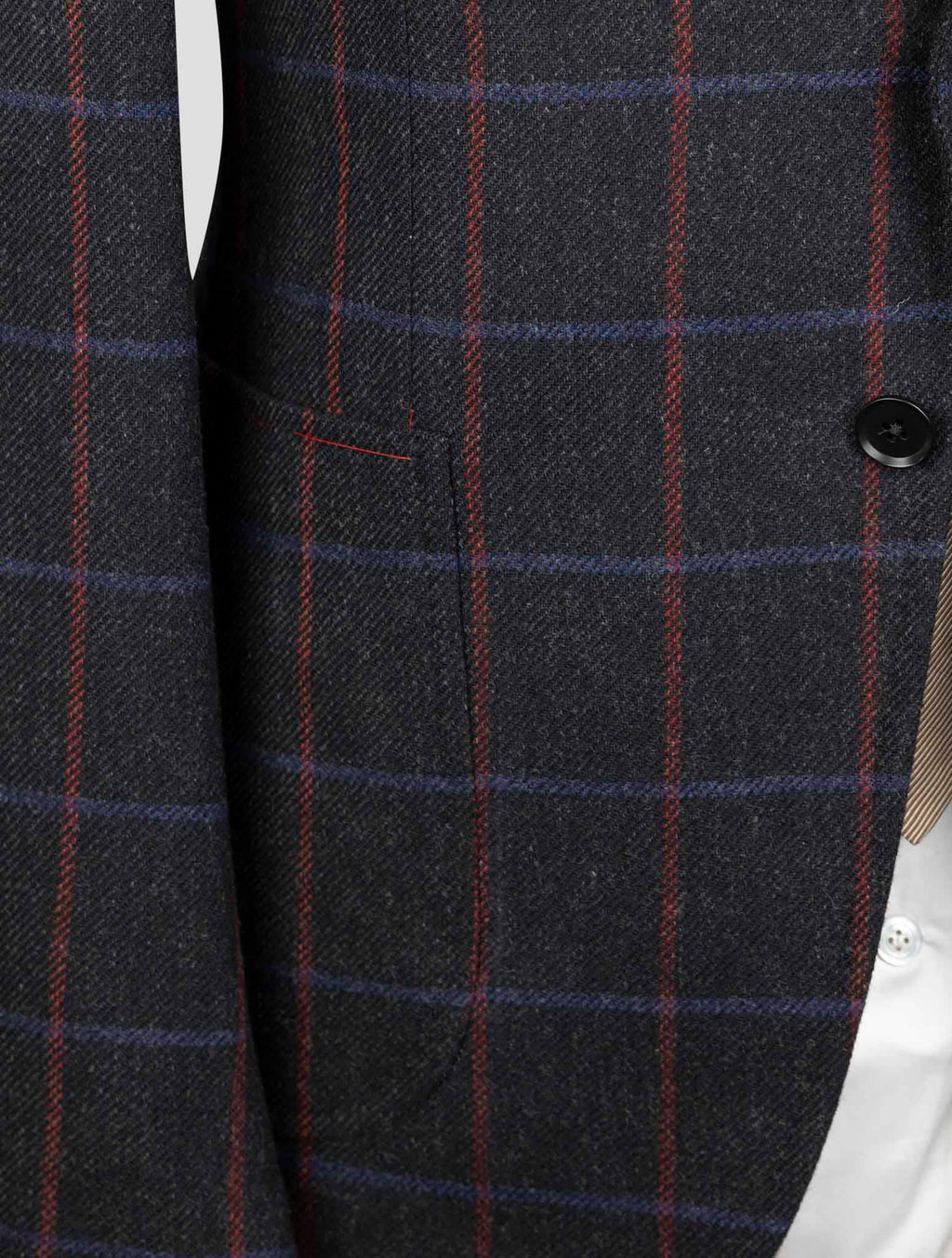 Isaia Multicolor Wool Blazer