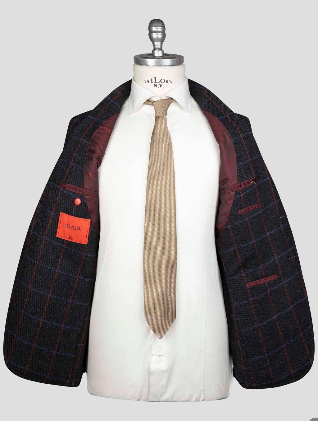 Isaia Multicolor Wool Blazer
