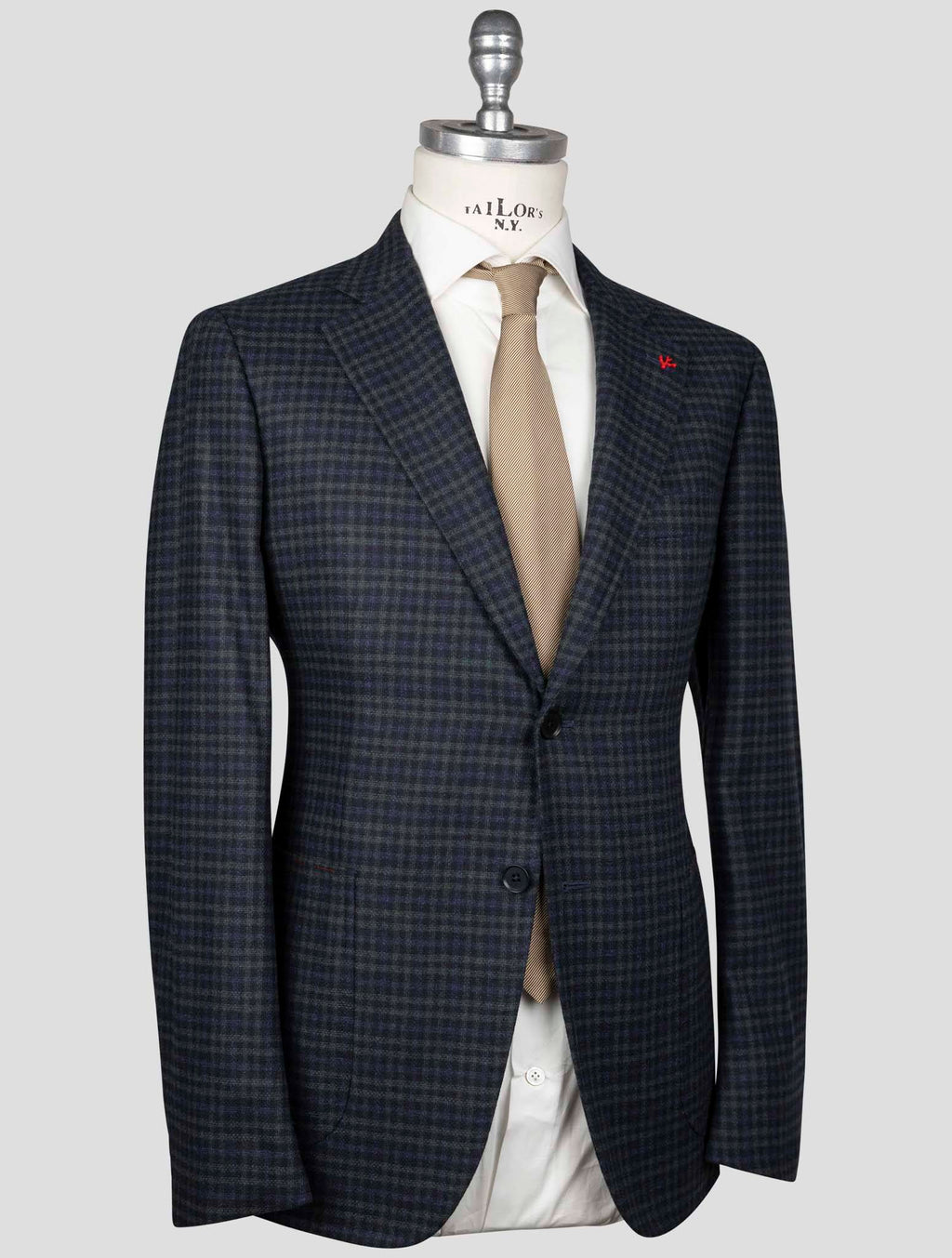 Isaia Isaia Multicolor Wool Cashmere Blazer Multicolor 001