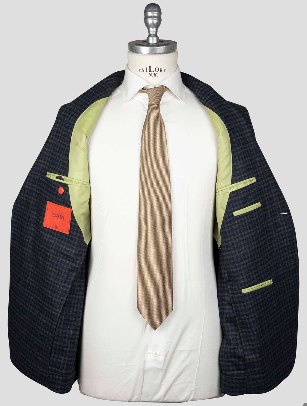 Isaia Multicolor Wool Cashmere Blazer