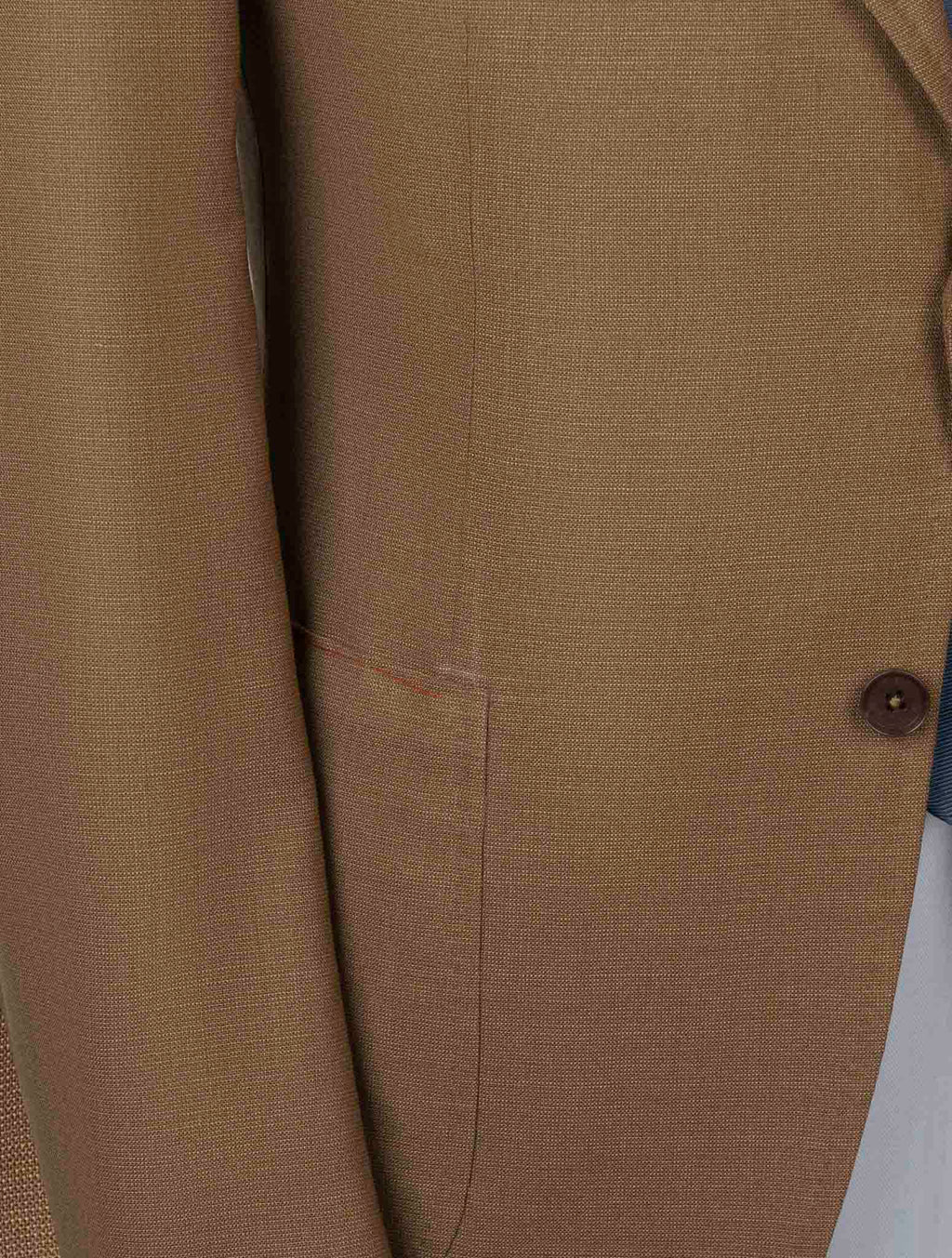 Isaia Brown Wool Blazer