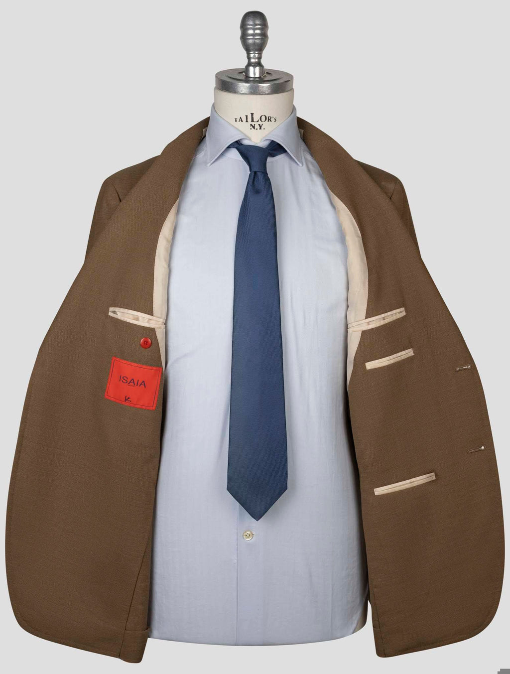 Isaia Brown Wool Blazer