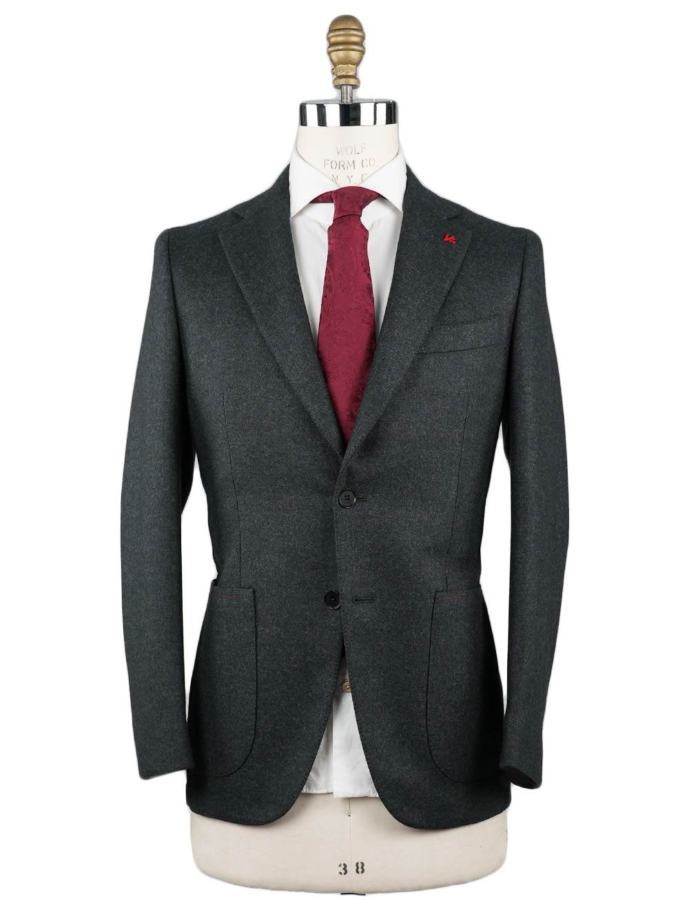 Isaia Isaia Gray Wool Cashmere Blazer Gray 000