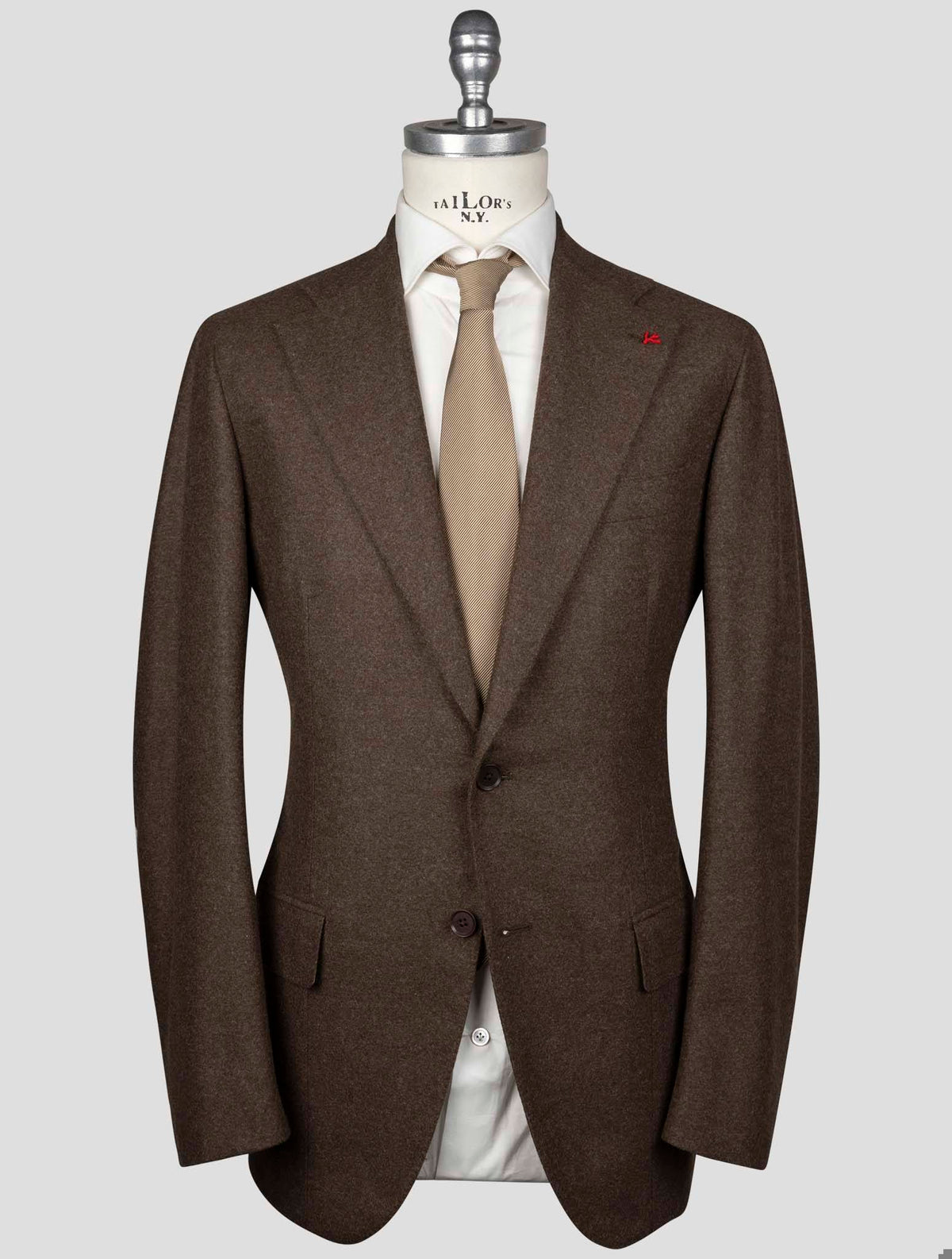 Isaia Brown Wool Blazer