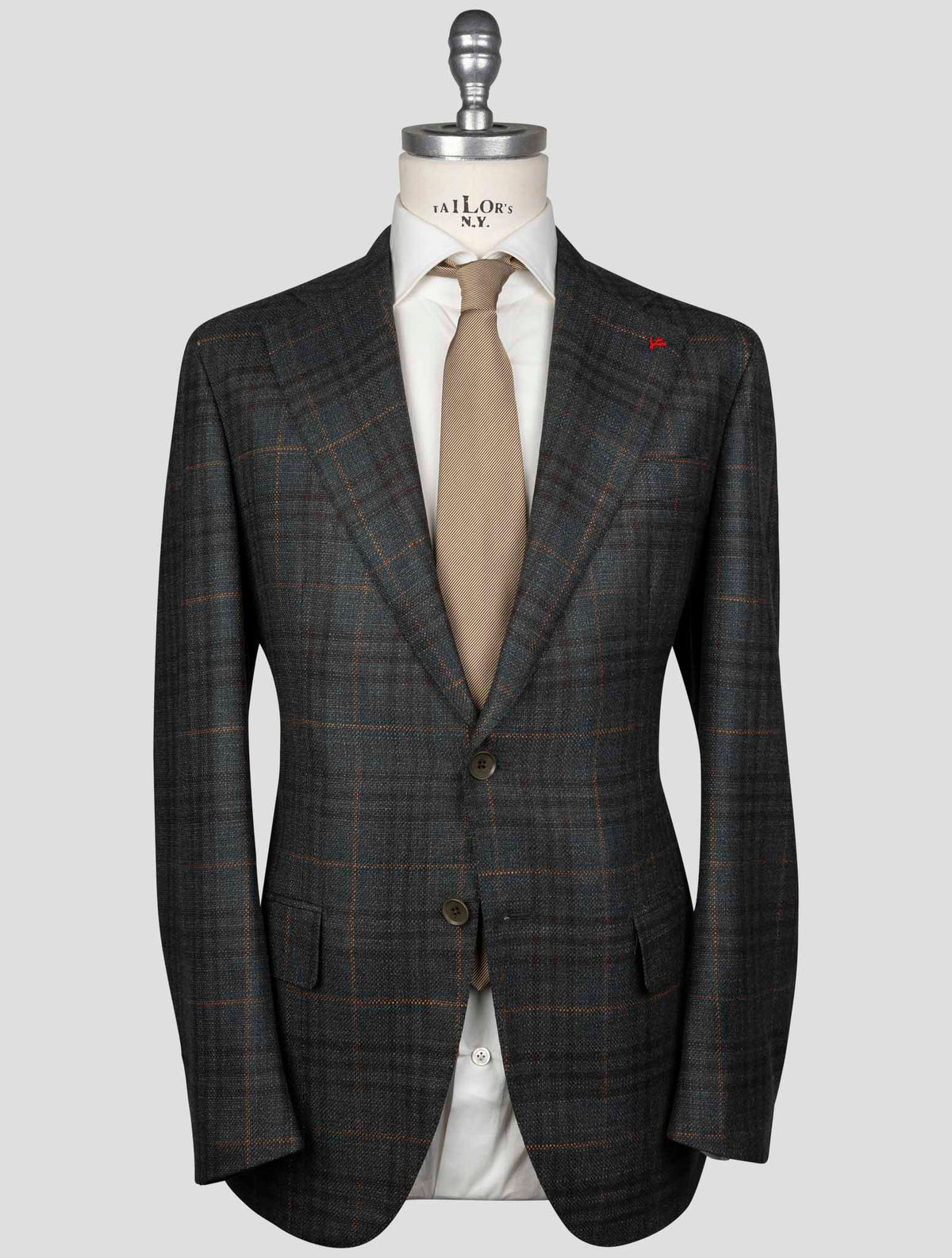 Isaia Multicolor Wool Silk Blazer