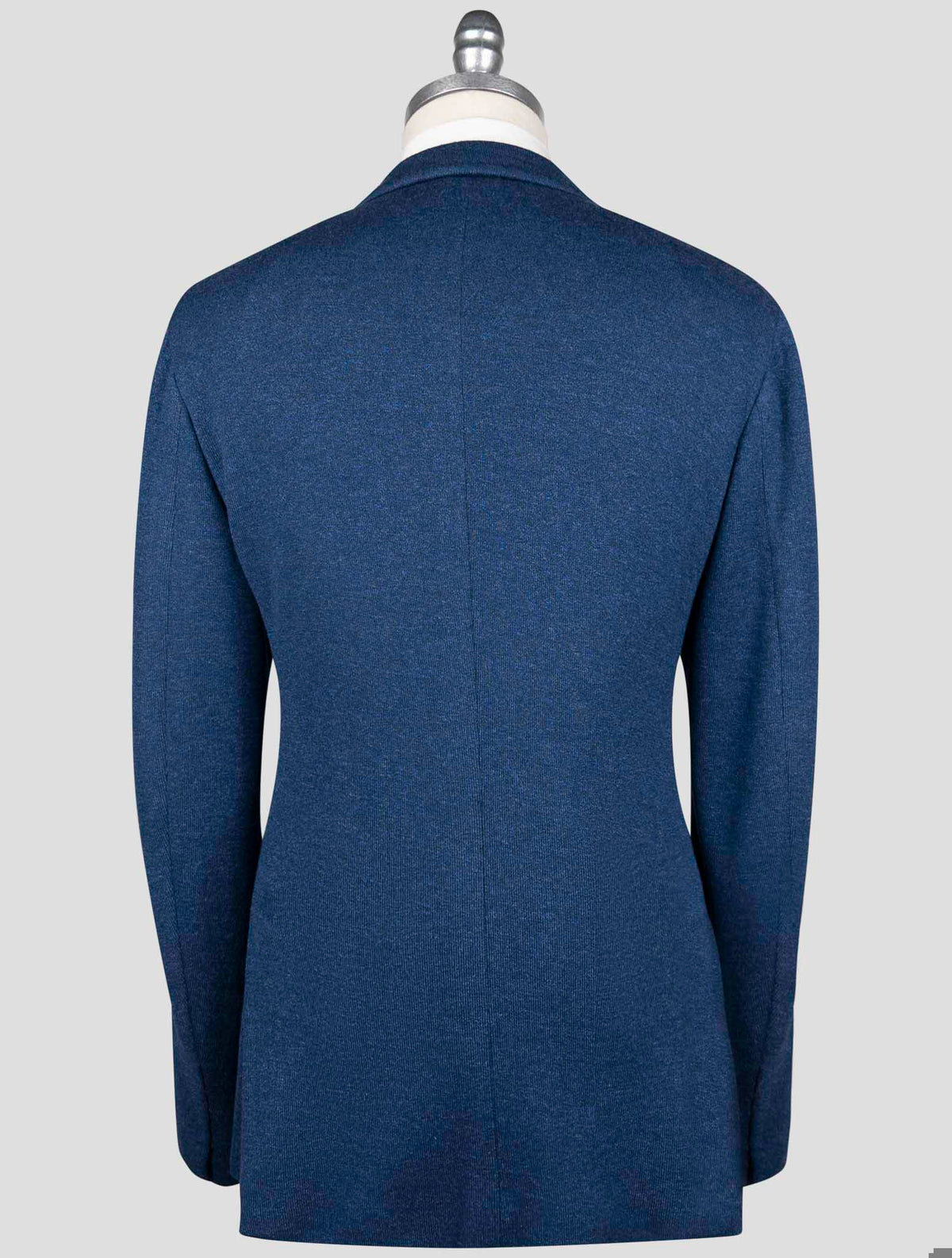 Isaia Blue Cotton Wool Pa Blazer