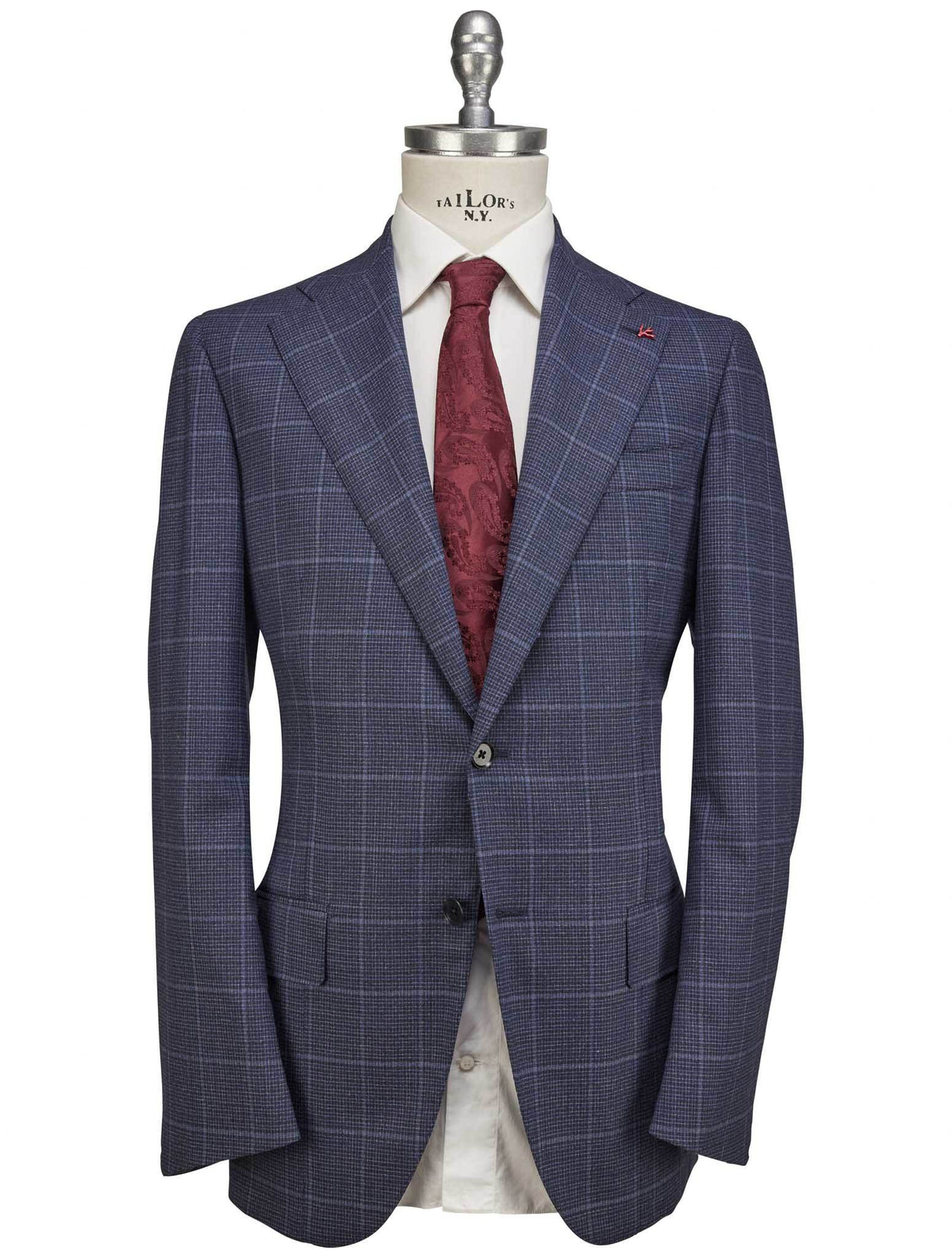 Isaia Isaia Blue Wool Ea Suit Blue 000