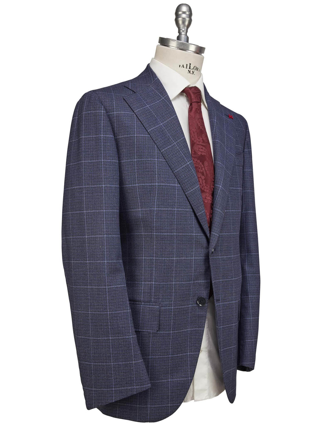 Isaia Isaia Blue Wool Ea Suit Blue 001