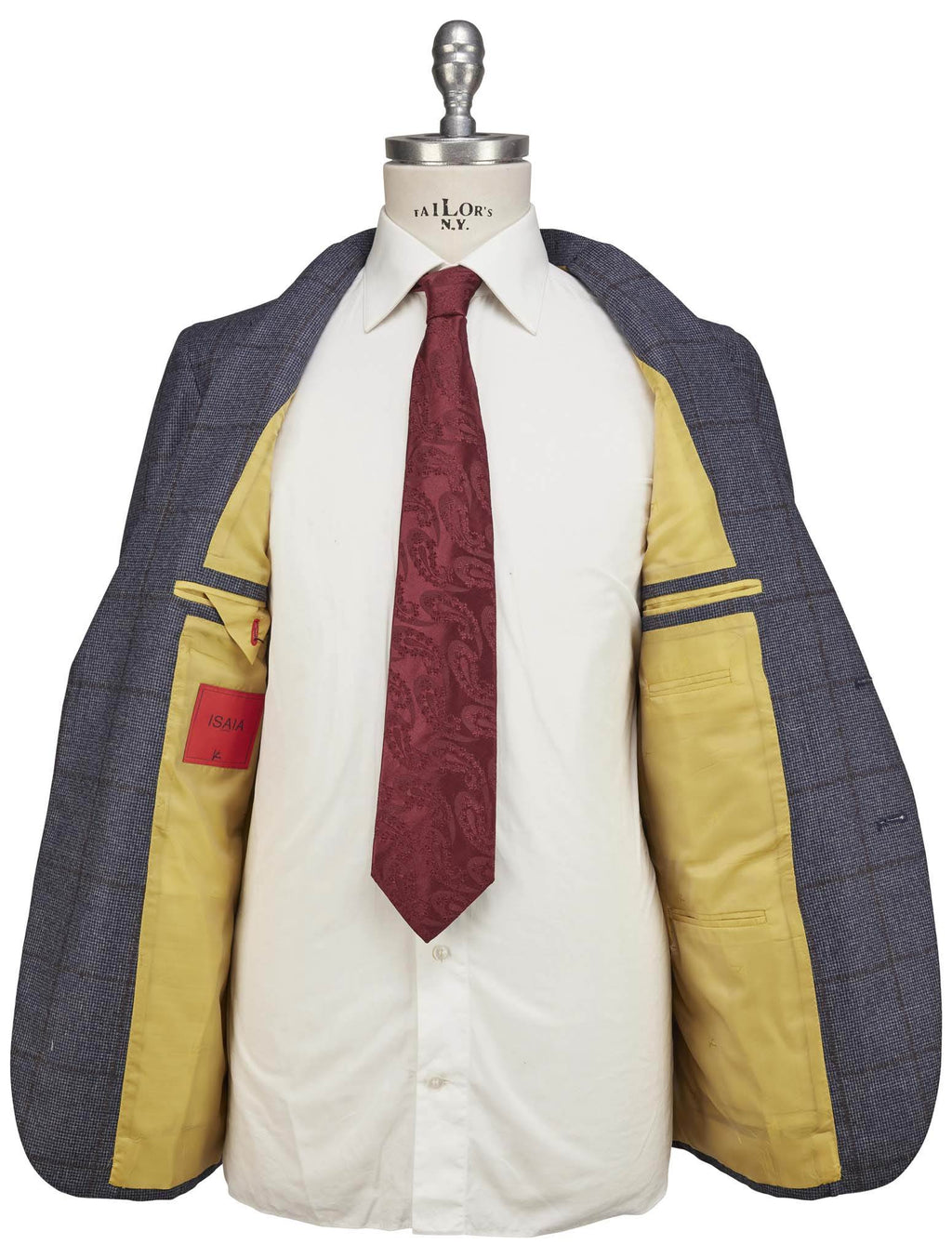 Isaia Multicolor Wool Suit