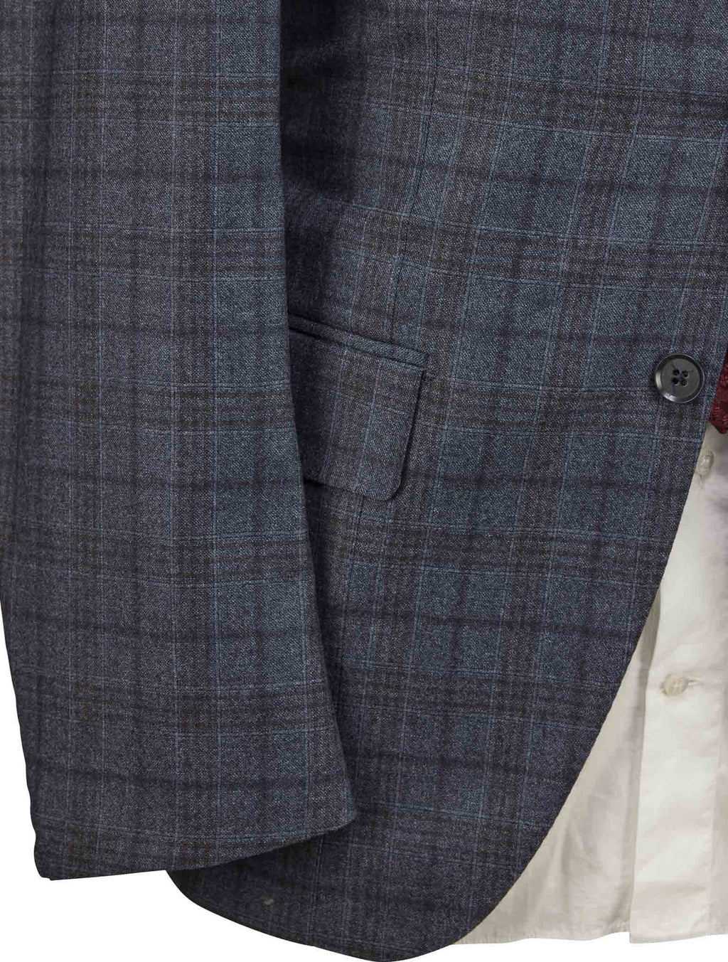 Isaia Multicolor Wool Suit