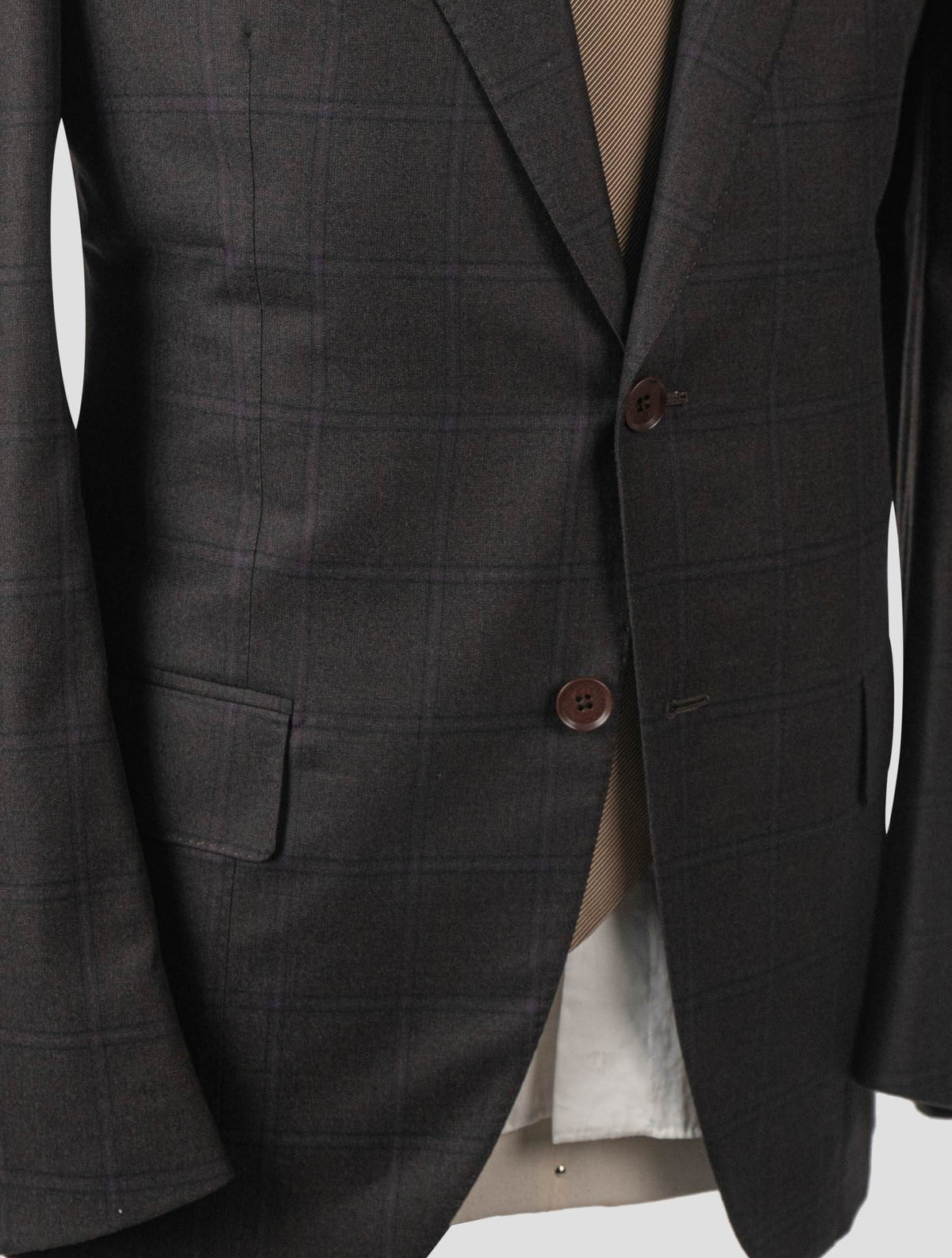 Isaia Multicolor Wool Suit