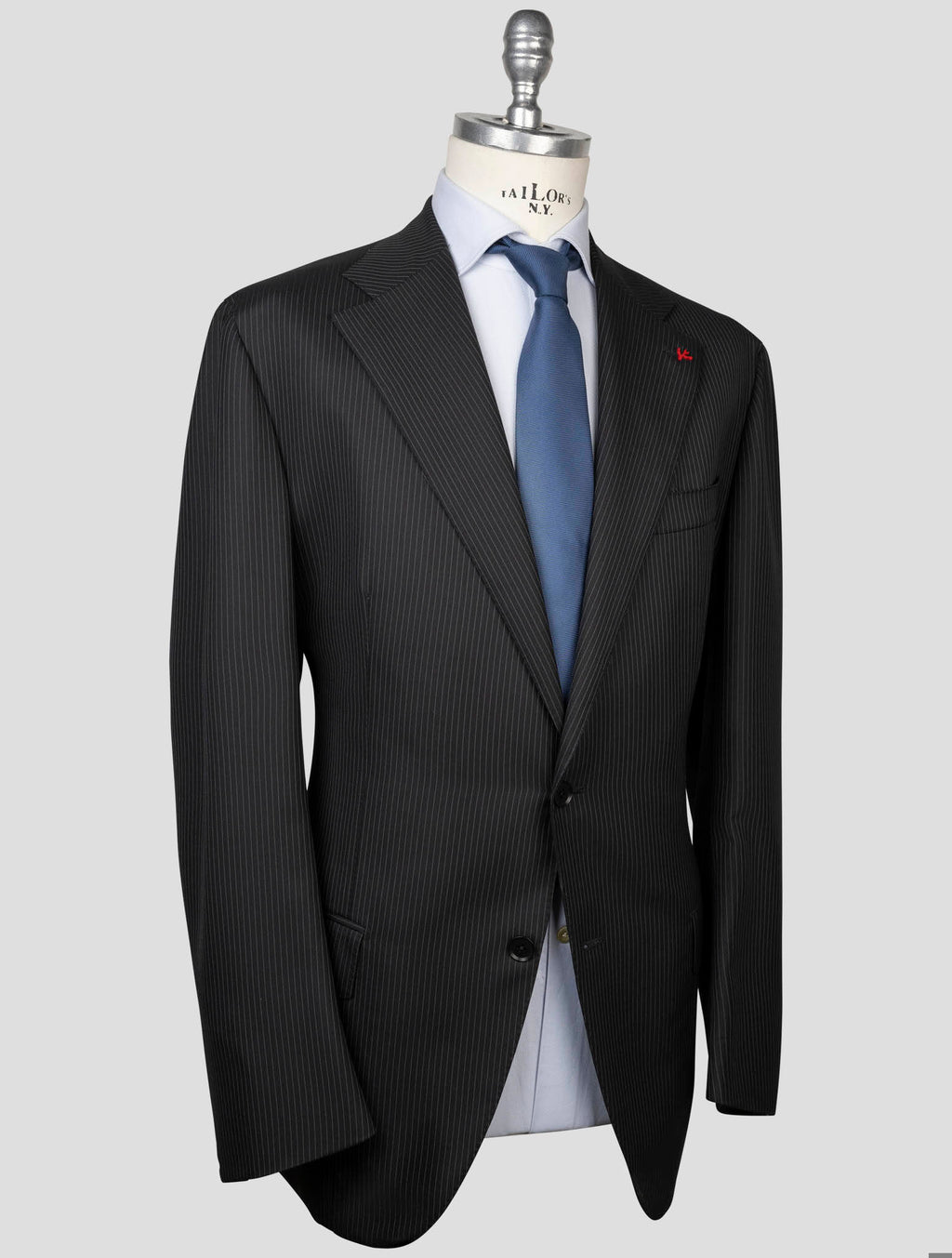 Isaia Isaia Black Wool Suit Black 001