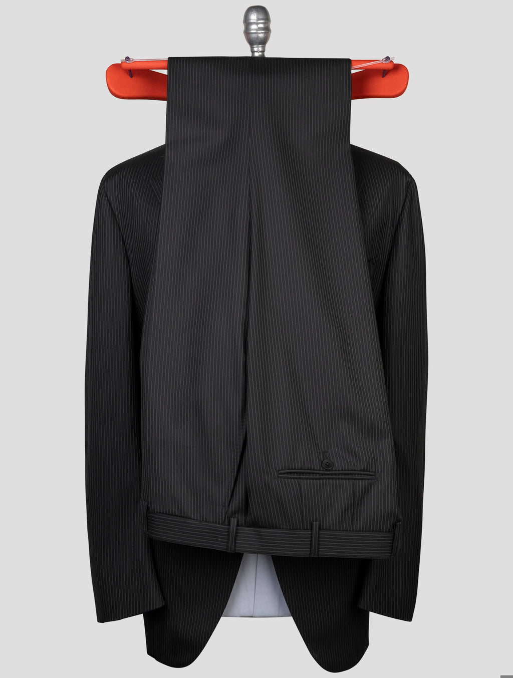 Isaia Black Wool Suit