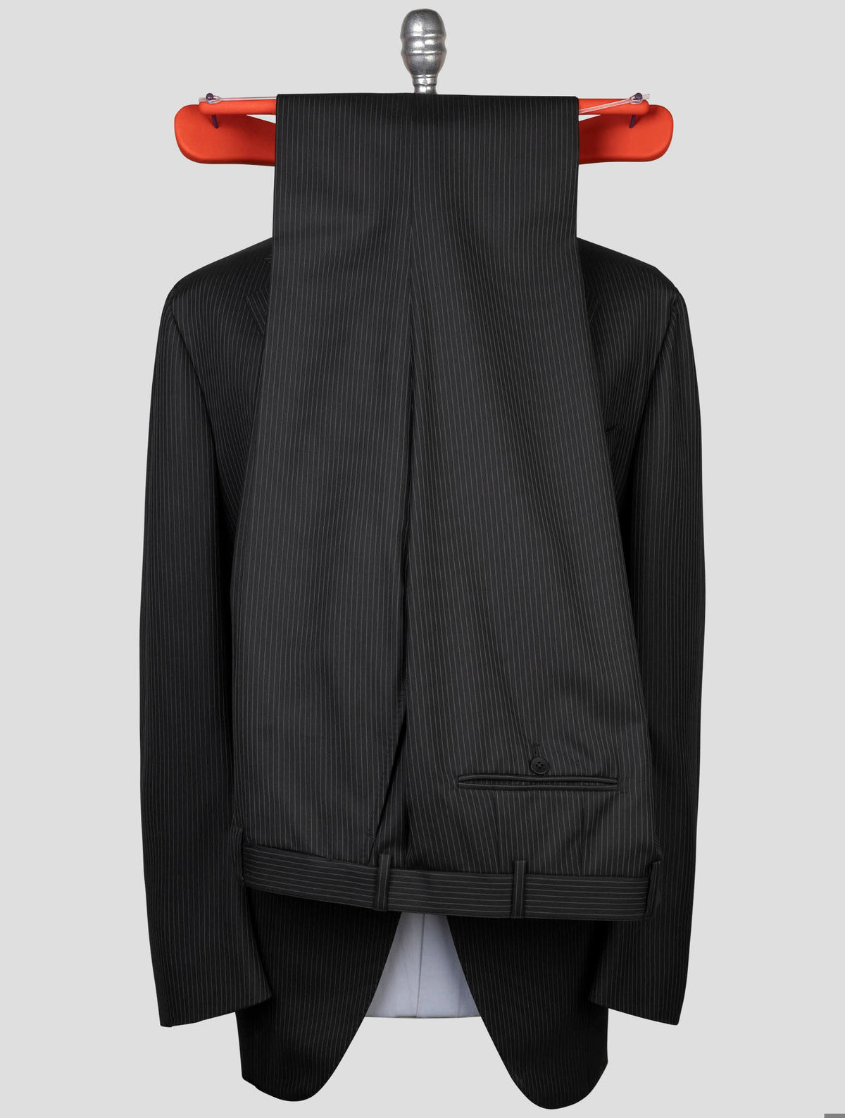 Isaia Black Wool Suit