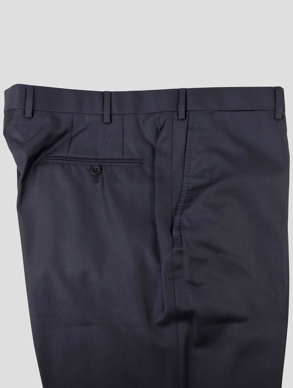 Isaia Blue Wool Pant