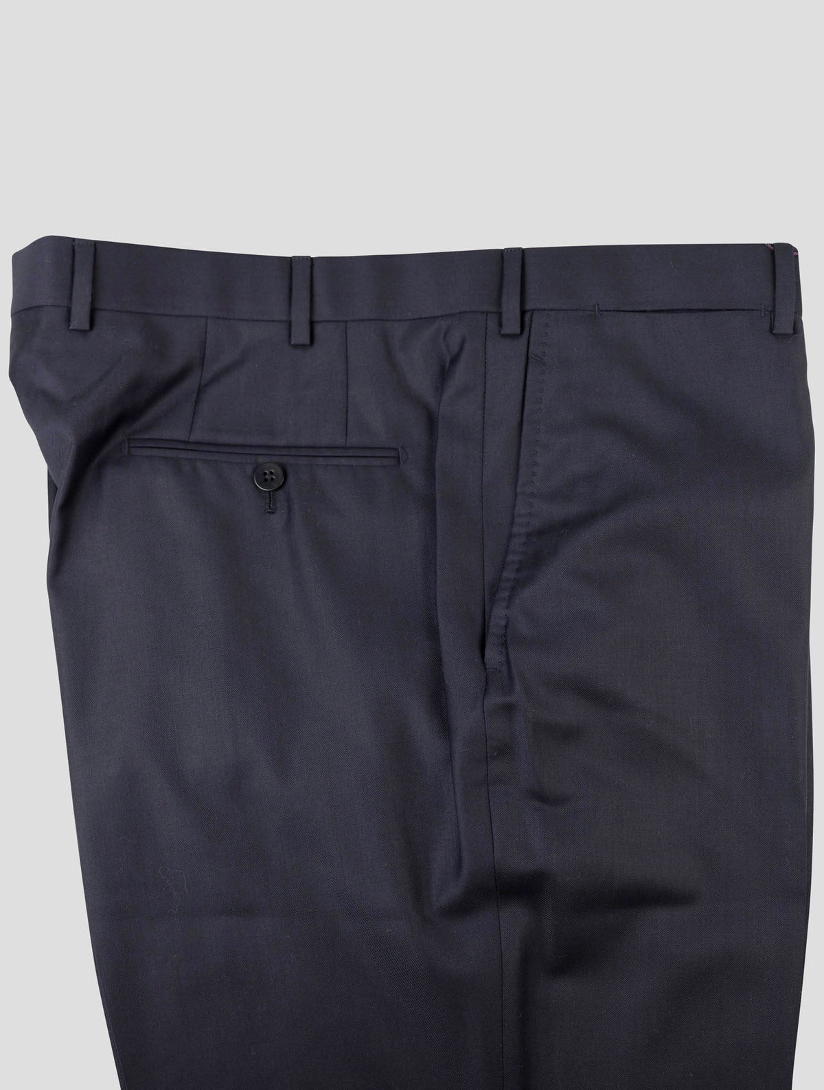 Isaia Blue Wool Pant