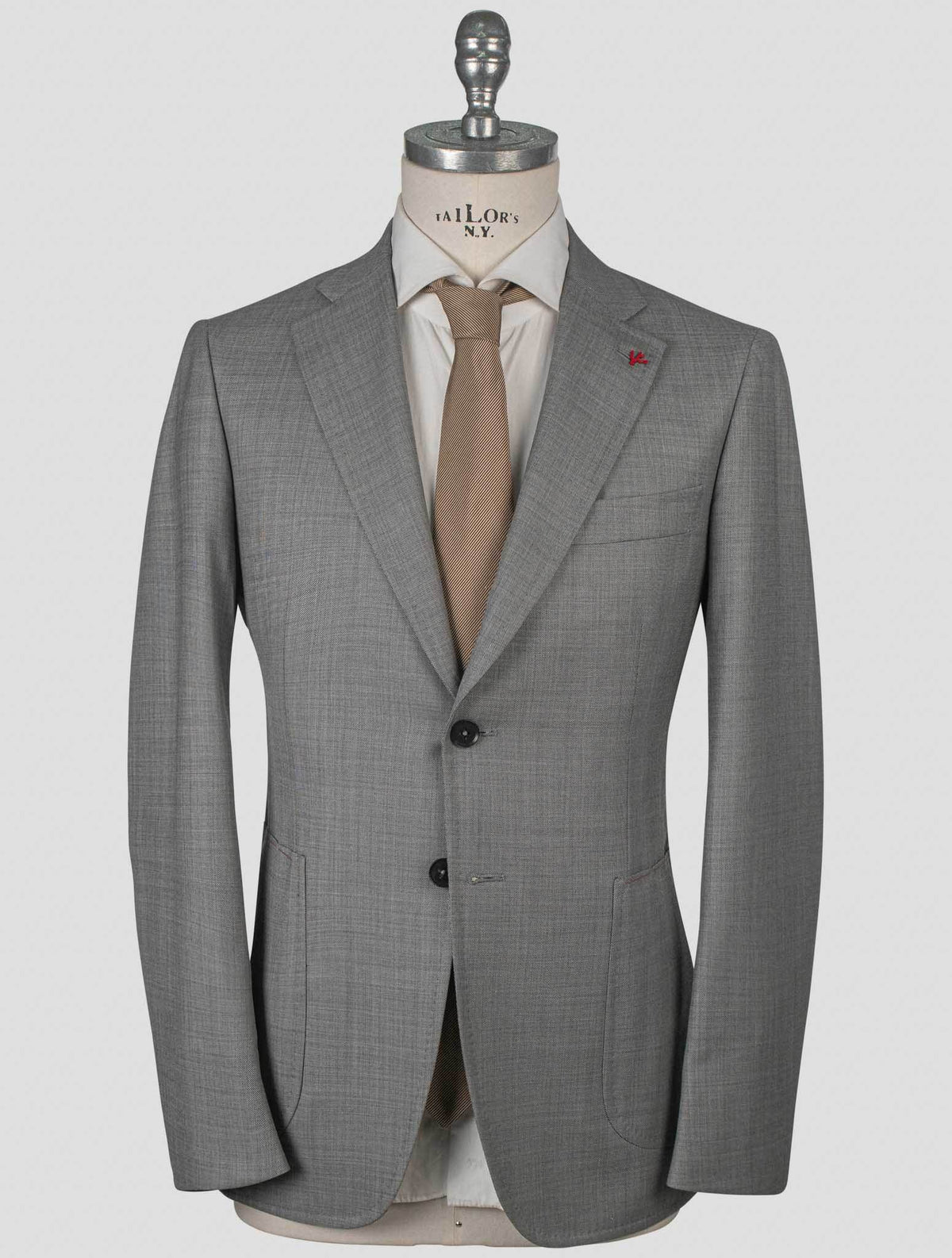 Isaia Isaia Gray Wool Suit Gray 000