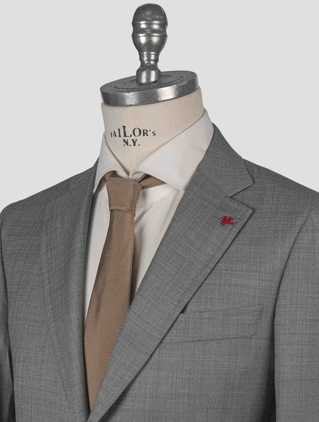 Isaia Gray Wool Suit