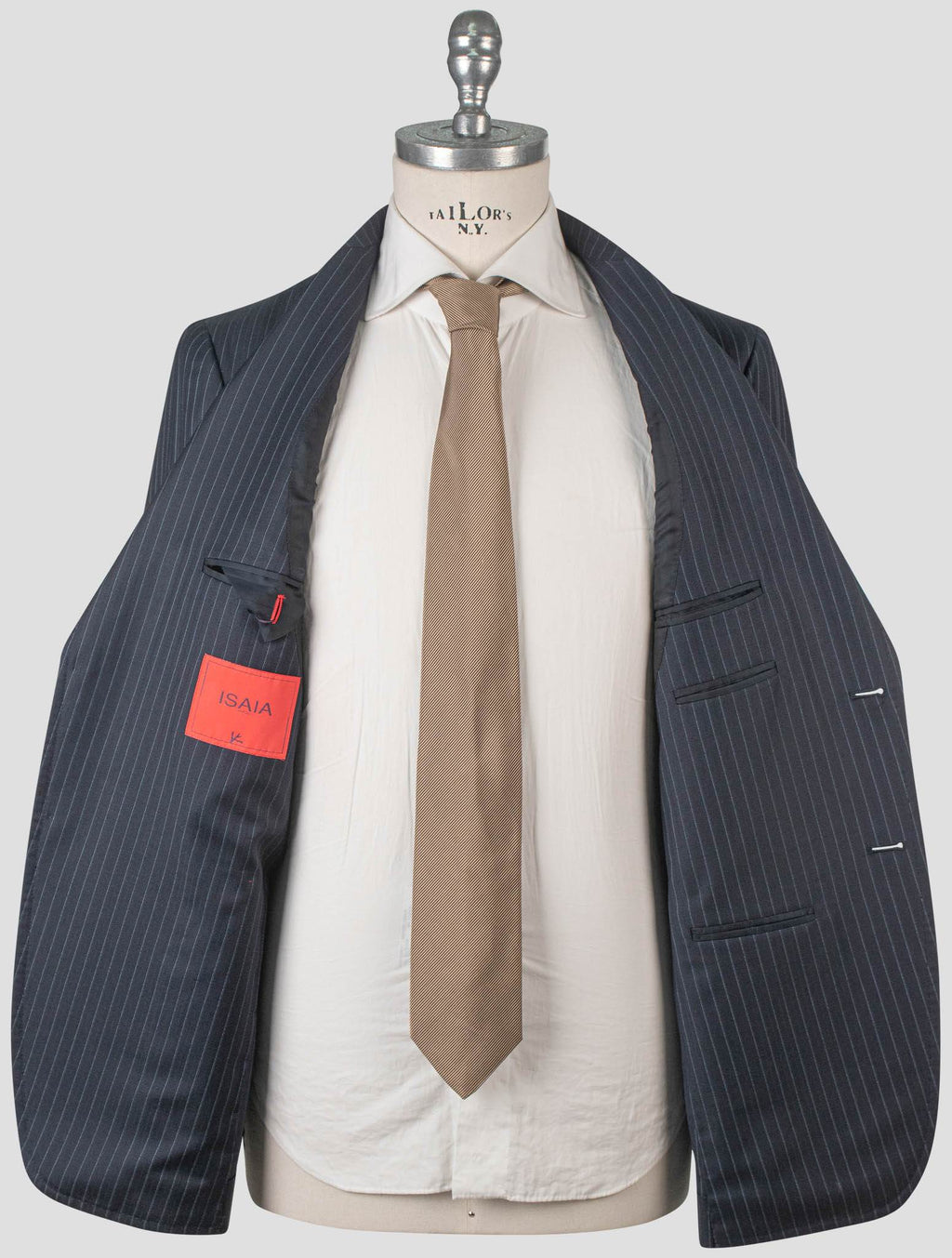 Isaia Blue Wool Suit